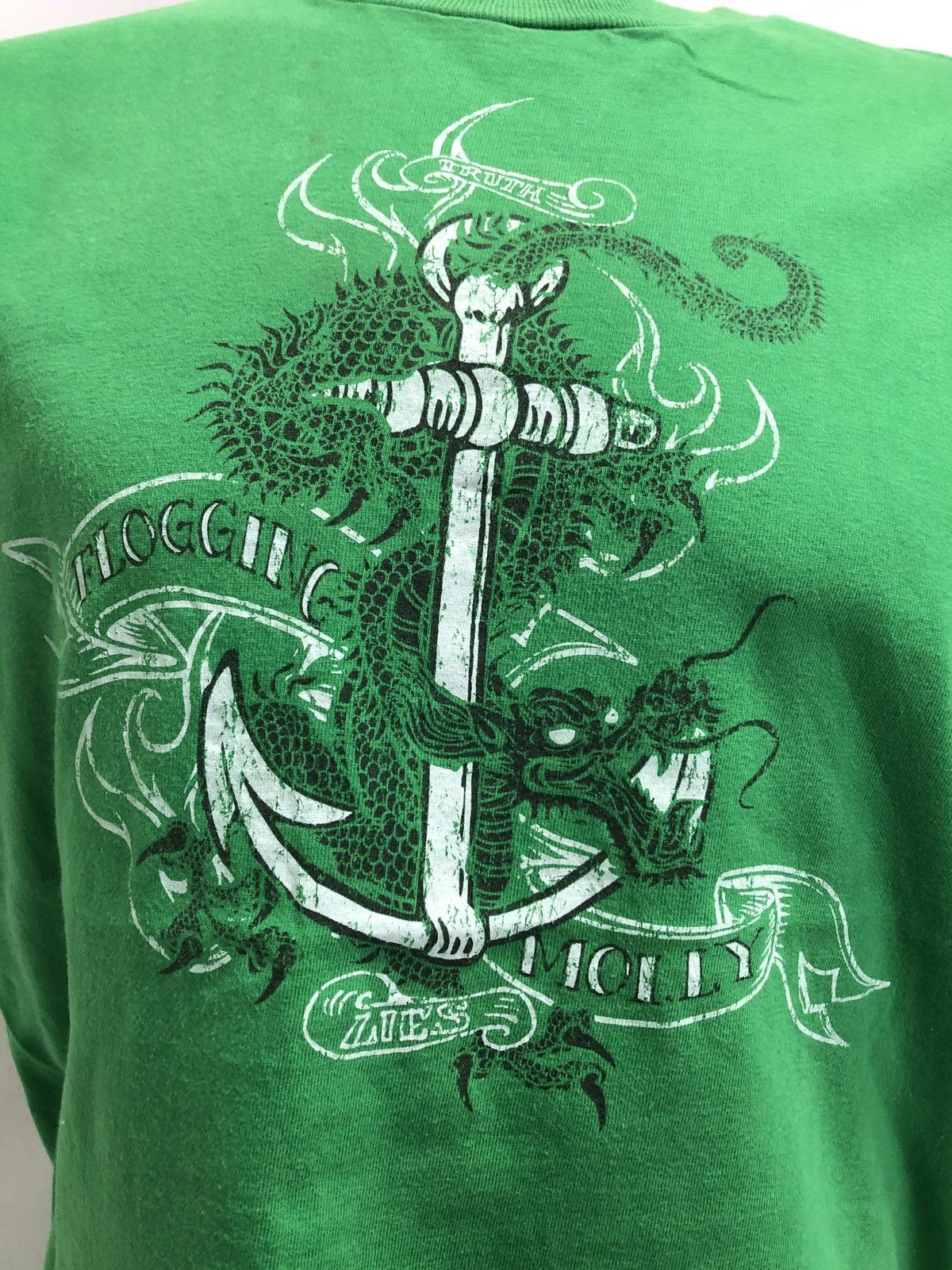 Band Tees × Vintage Vintage 00s Flogging Molly T-Shirt Size US L / EU 52-54 / 3 - 2 Thumbnail