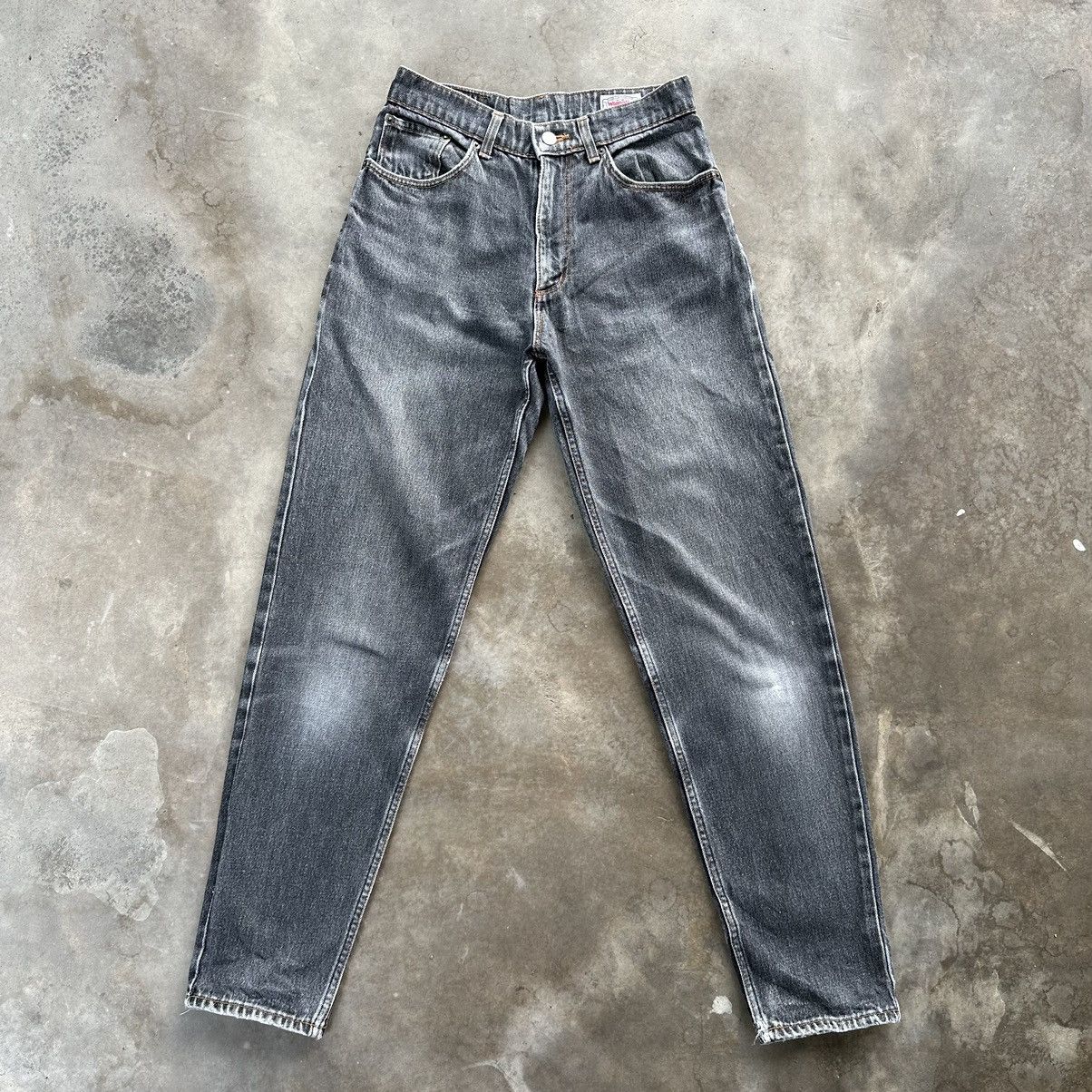 Japanese Brand Vintage Wrangler Faded Black Denim Jean Pant W28 Size US 28 / EU 44 - 1 Thumbnail