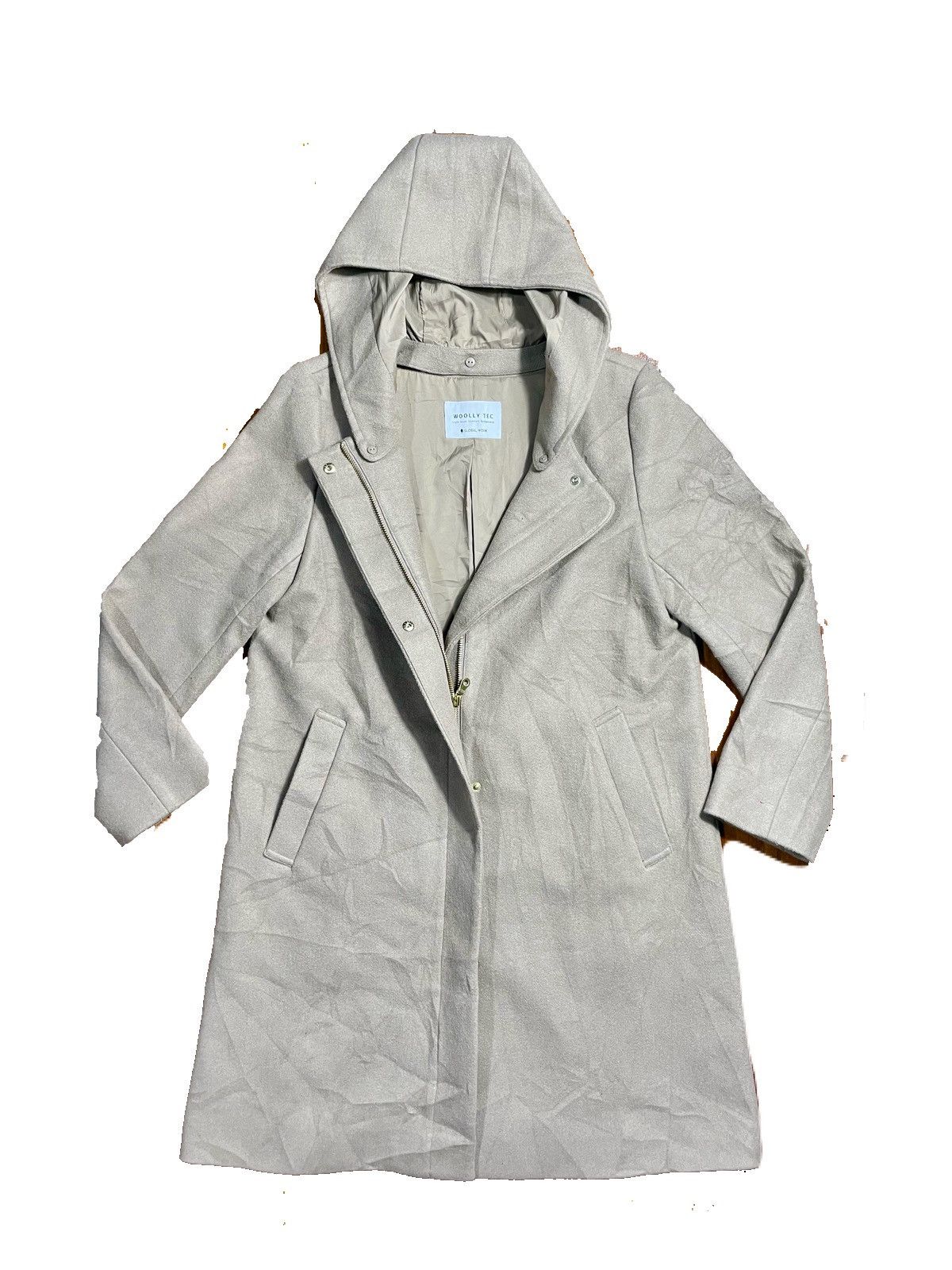 Global Work × Japanese Brand × Le Grande Bleu (L.G.B.) 🧶WOOLY-TECH JACKET 🧥 GLOBAL WORK HOODED COAT Size US M / EU 48-50 / 2 - 12 Thumbnail