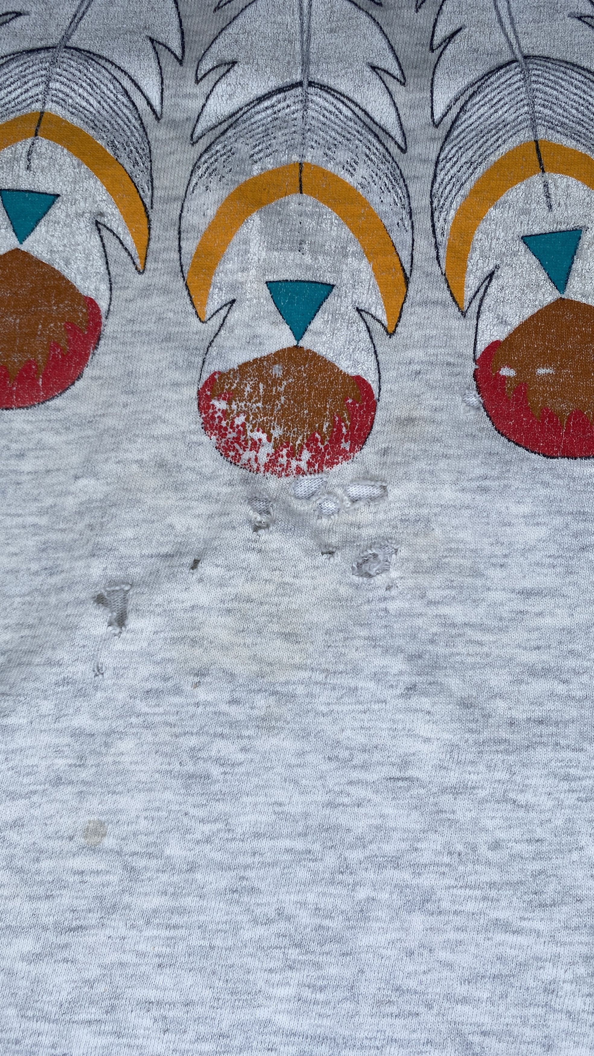 Nutmeg Vintage 90s Nutmeg Sitting Bull Native Skull Tee Size US L / EU 52-54 / 3 - 5 Thumbnail