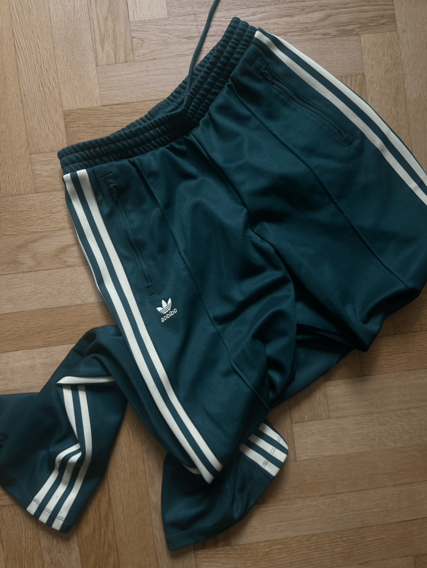 Adidas Adidas Originals Green & Yellow Pants Size 25" / US 0 / IT 36 - 4 Thumbnail