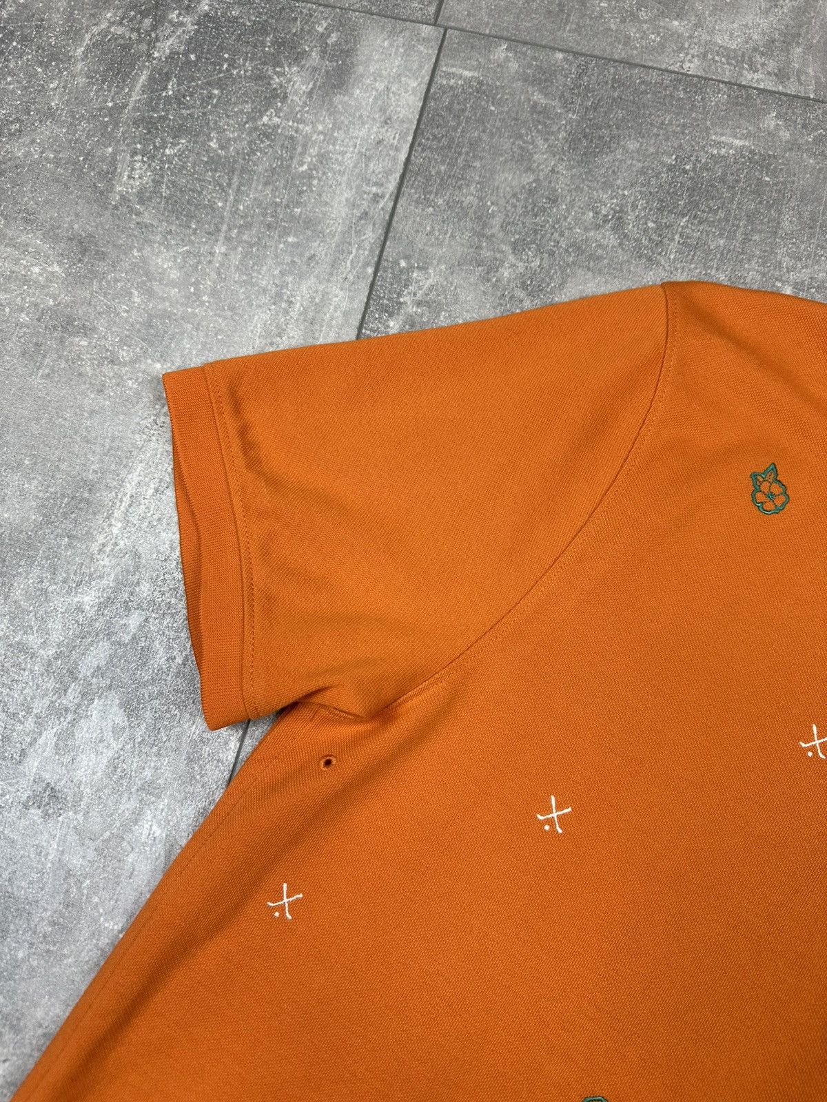 Vintage The Nike Polo Orange Small Tab Logo Size US L / EU 52-54 / 3 - 4 Thumbnail