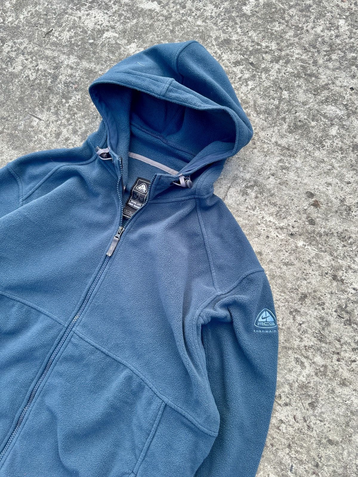 Nike ACG Vintage Nike ACG Fleece Zip Up Hoodie Therma-Fit Style XL Size US XL / EU 56 / 4 - 2 Thumbnail
