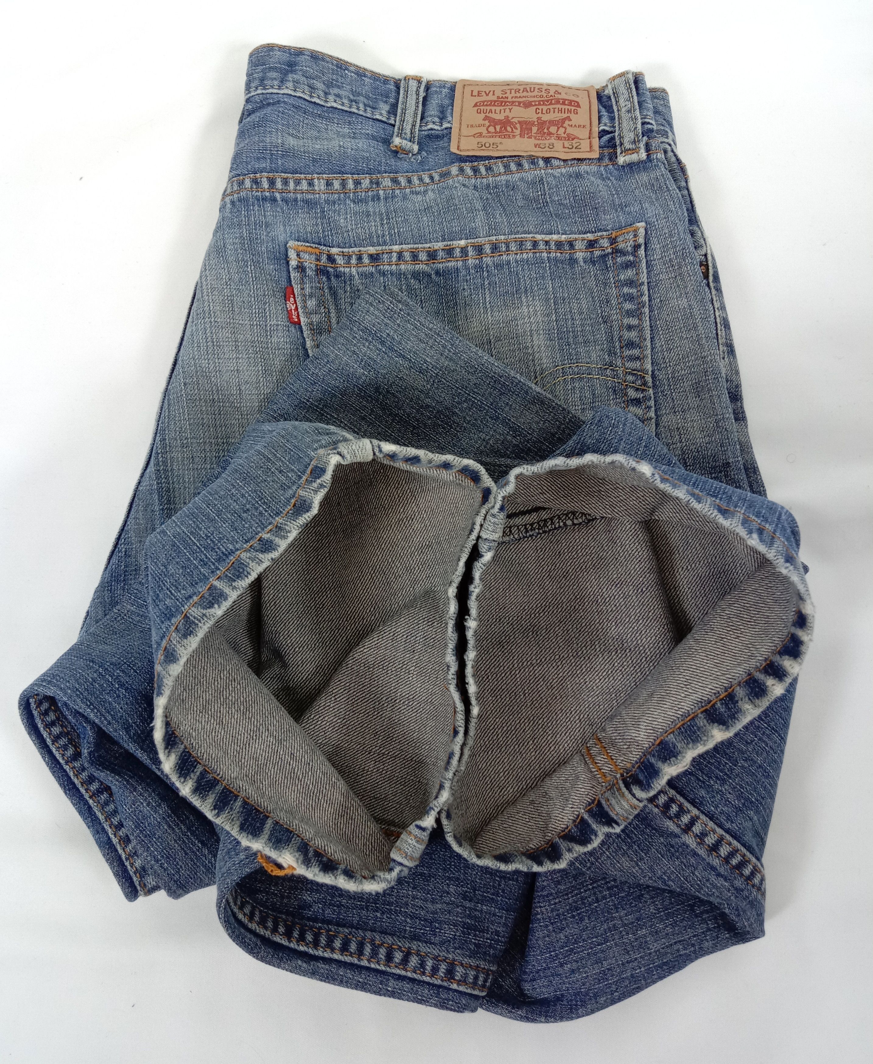 Levi's Vintage Levi's 505 Jeans Earth Tone Straight Fit Denim Size US 38 / EU 54 - 18 Thumbnail