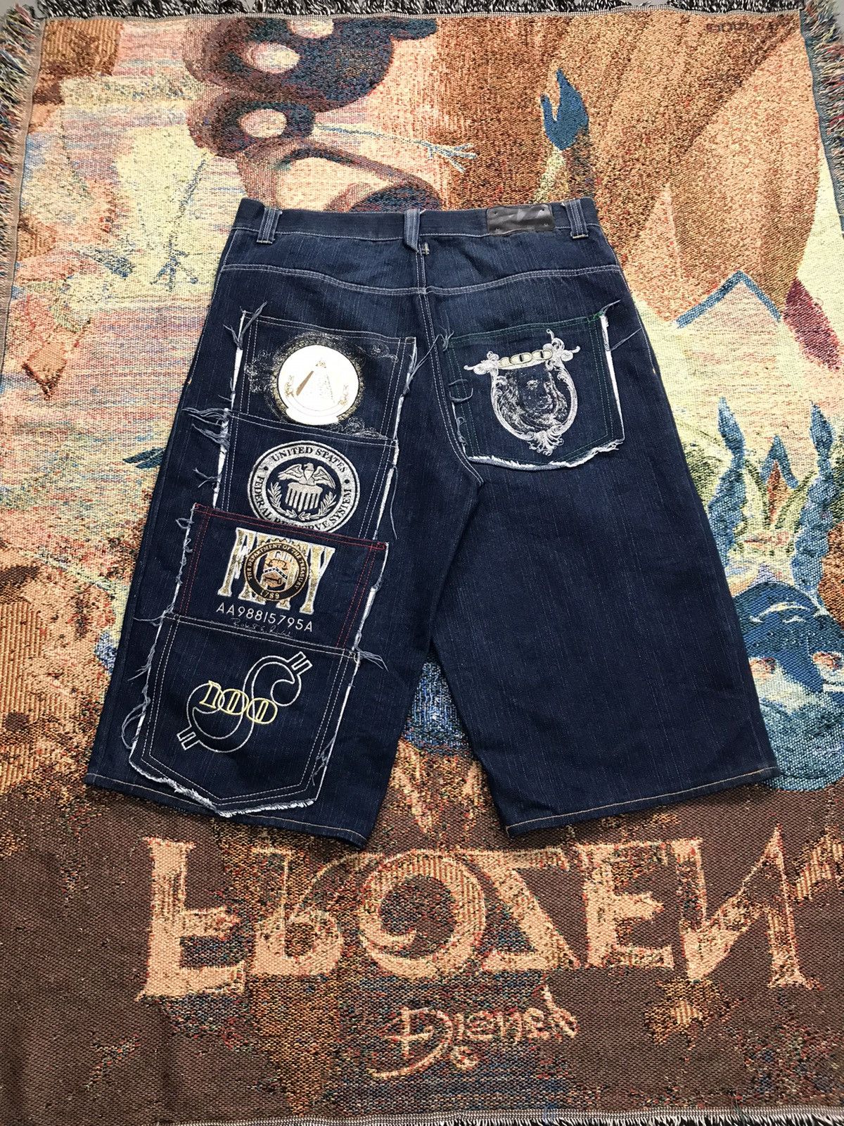 Other Vintage rawblue multi-pockets embroidered jort Size US 40 / EU 56 - 1 Thumbnail