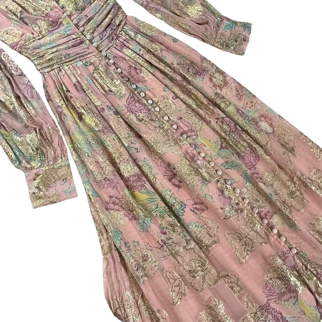 Other HEMANT AND NANDITA Nora Maxi Dress in Rose Pink Size XS / US 0-2 / IT 36-38 - 4 Thumbnail