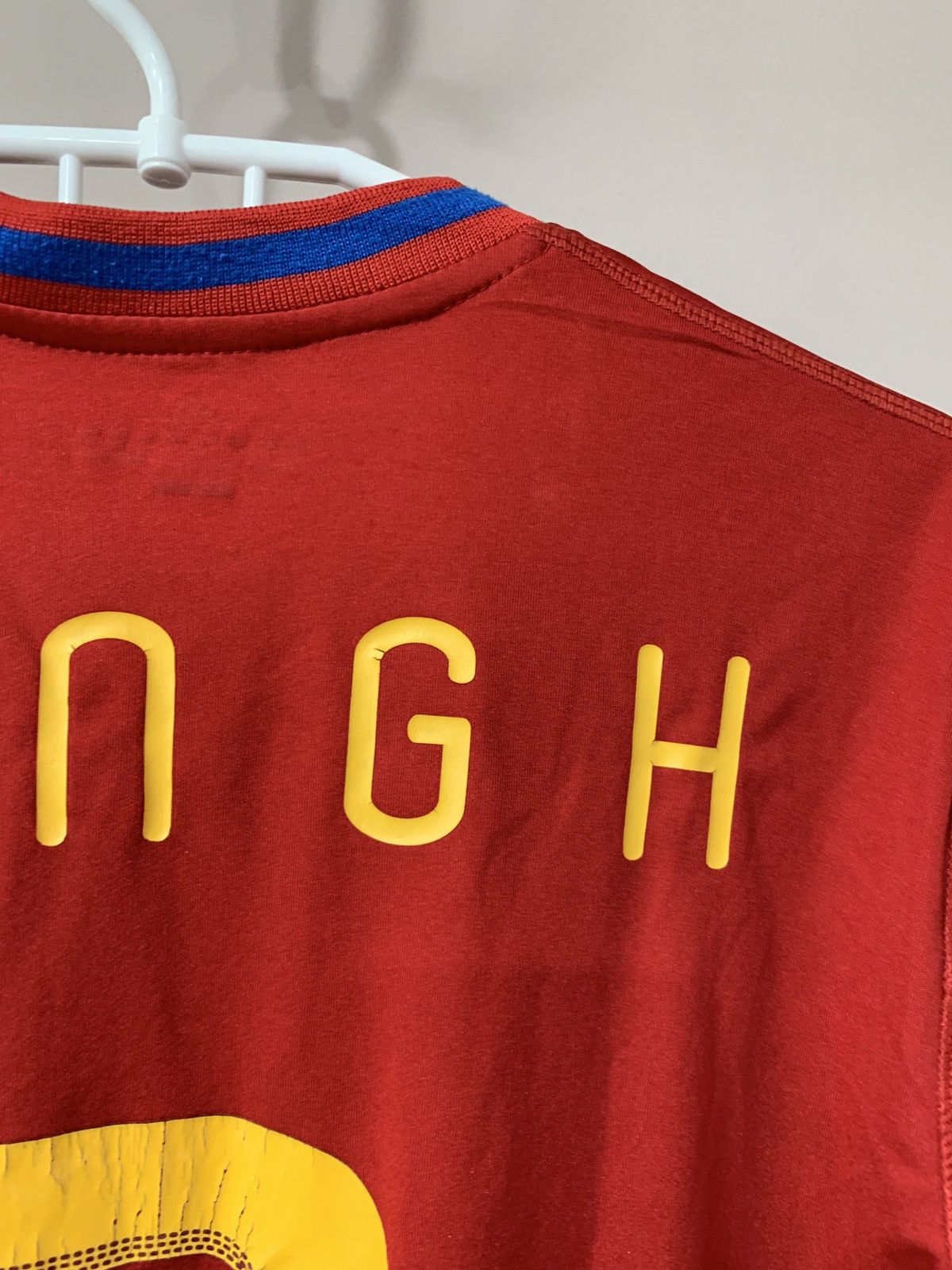 Vintage Spain 2010 World Cup adidas soccer football Jersey shirt #7 Size US L / EU 52-54 / 3 - 8 Thumbnail