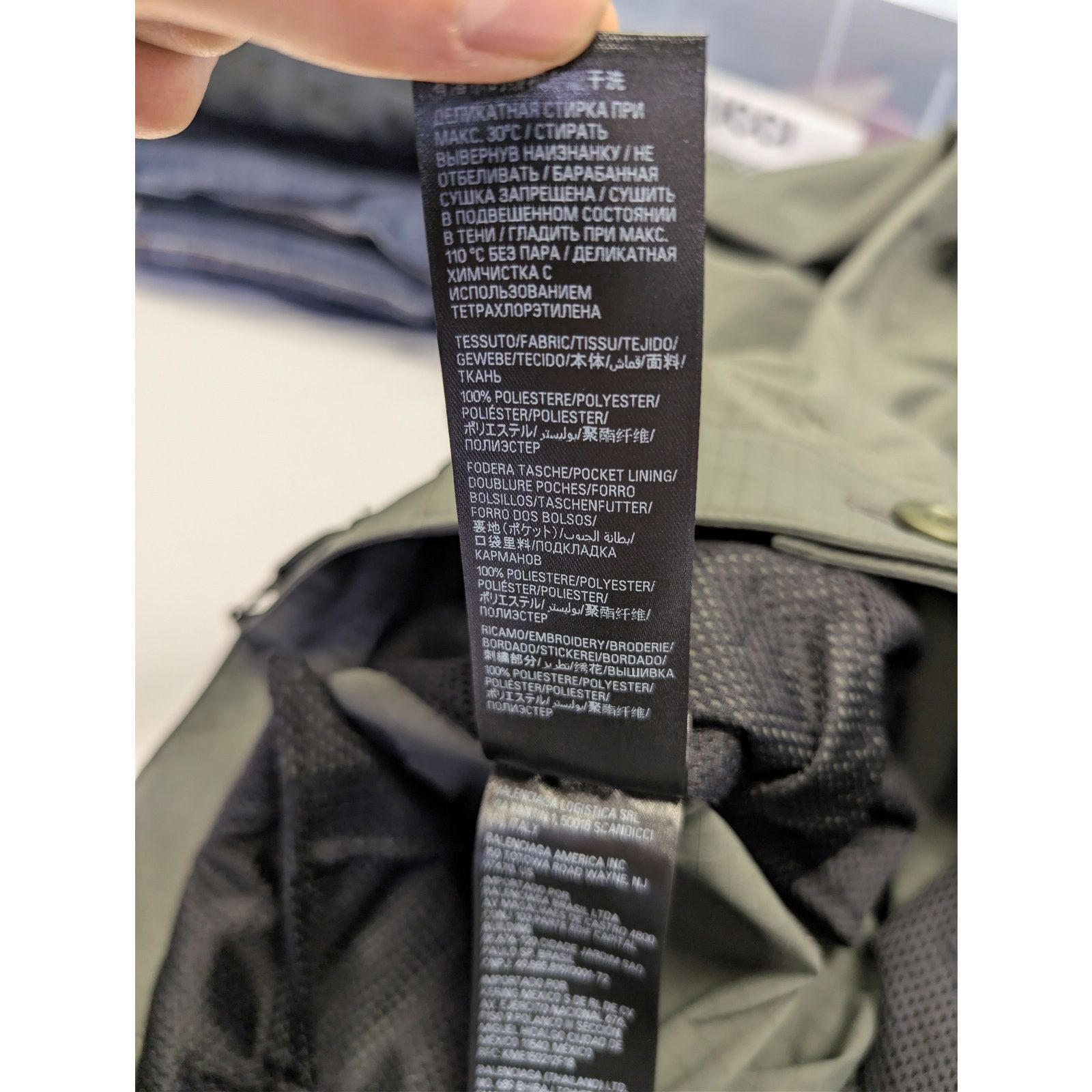 Balenciaga o1rshd1 Light Cargo Pants in Green Size US 30 / EU 46 - 20 Thumbnail