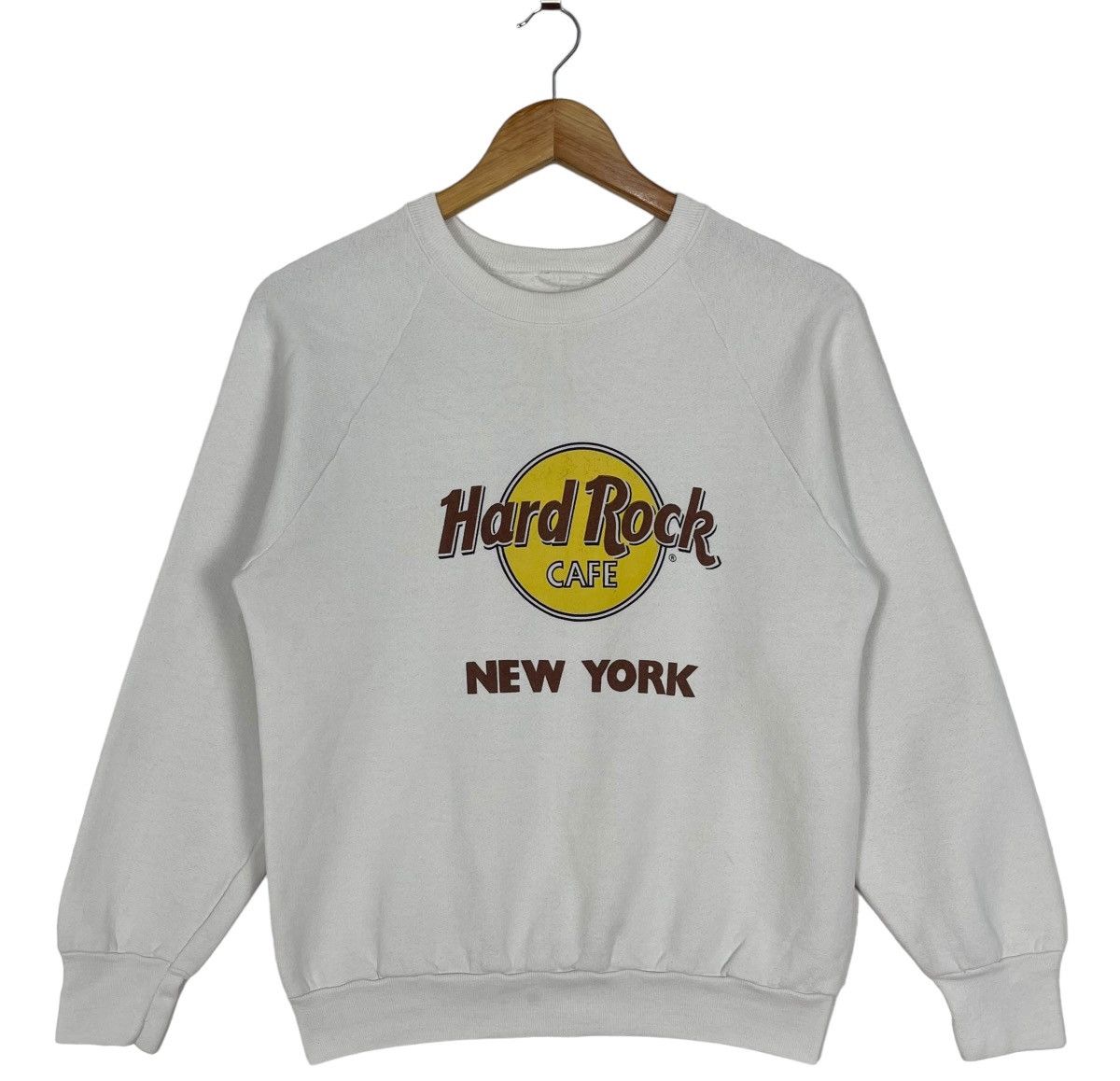 Hard Rock Cafe × Vintage 80s Vintage Hard Rock New York Sweatshirt Size US S / EU 44-46 / 1 - 1 Thumbnail