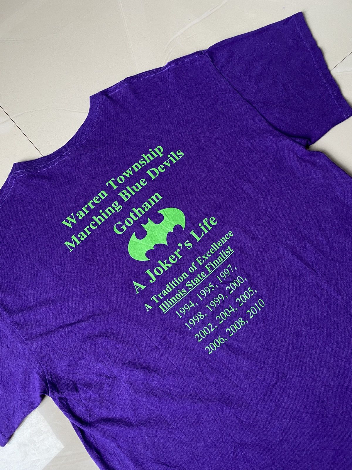 DC Comics × Vintage Vintage Joker's Life 1994-2010 Tshirt Size US L / EU 52-54 / 3 - 4 Thumbnail