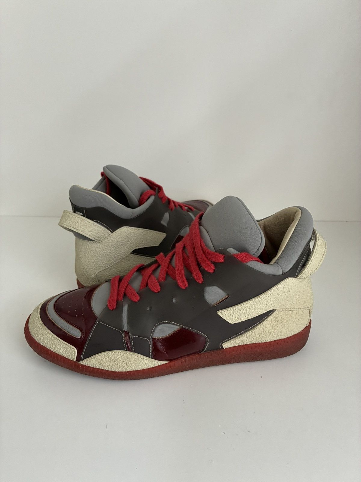 Maison Margiela Maison Margiela Rubber Paneled Neo-Sneakers luxury designer Size US 8 / EU 41 - 1 Thumbnail
