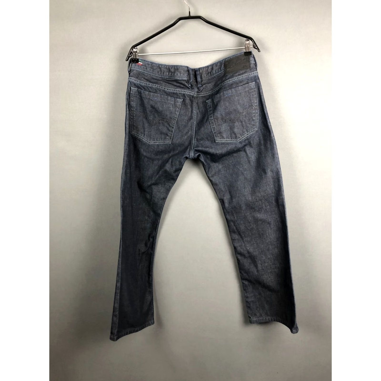Diesel Diesel Zatiny Jeans Bootcut Men 34x32 Denim Cotton Dark Blue Leather Patch Logo Regular Rise Low Vintage No Jeans Size US 34 / EU 50 - 2 Thumbnail