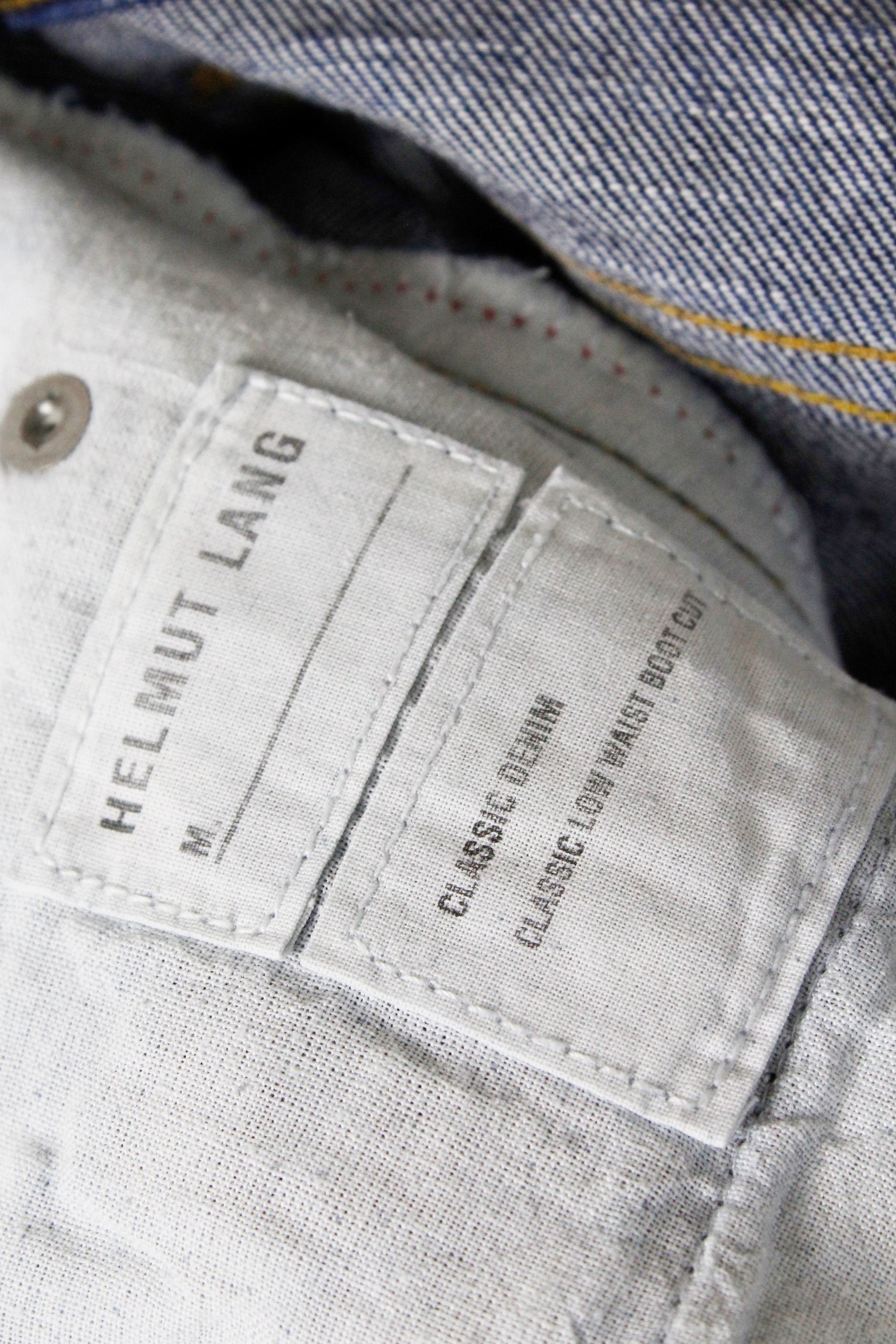 Helmut Lang × Vintage Archive Helmut Lang Classic Low Waist Cropped Denim Jeans Size US 29 - 8 Thumbnail