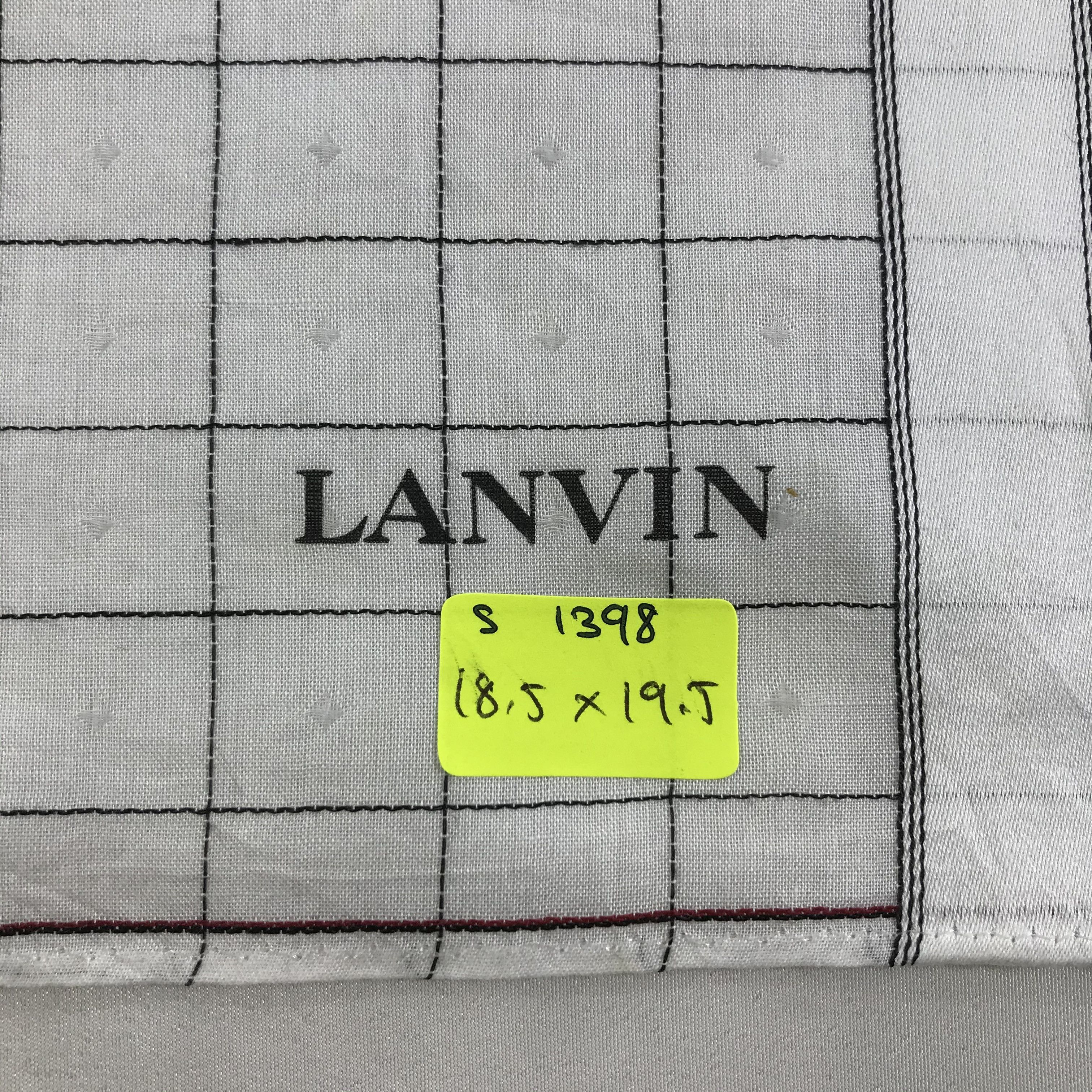 Lanvin × Vintage Lanvin Bandana / Handkerchief / Neckerchief - S1398 Size ONE SIZE - 5 Thumbnail