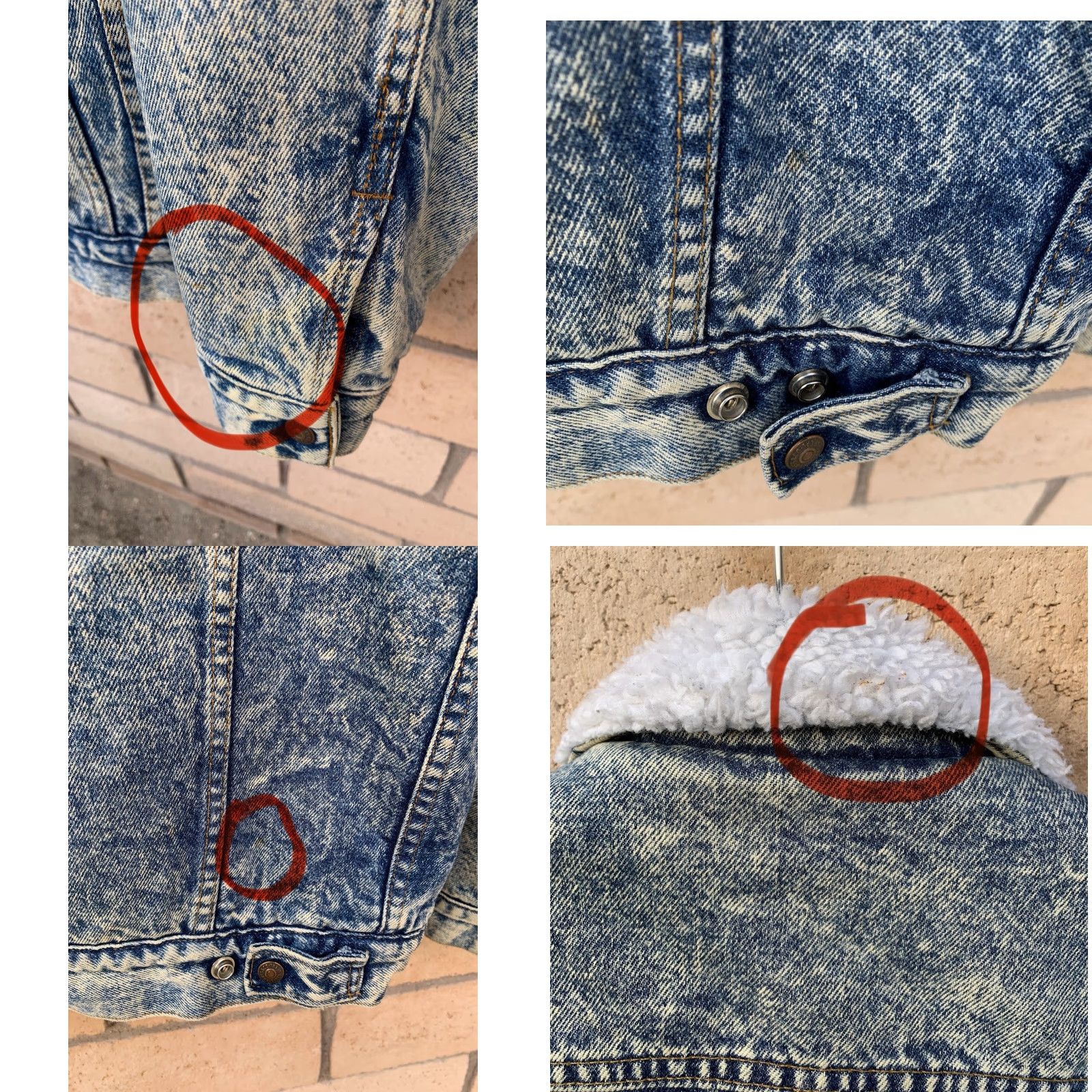 Levi's VINTAGE Levi's Trucker Jacket Denim Blue Small Mens USA Western 80s Sherpa Lined Rockabilly Size US S / EU 44-46 / 1 - 8 Thumbnail