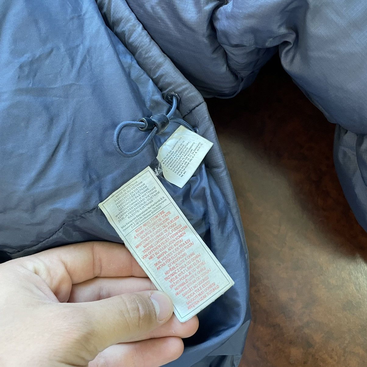 Nike × Vintage 90s Nike Retro Logo Vintage baggy Oversiz Puffer Down Jacket Size US L / EU 52-54 / 3 - 5 Thumbnail