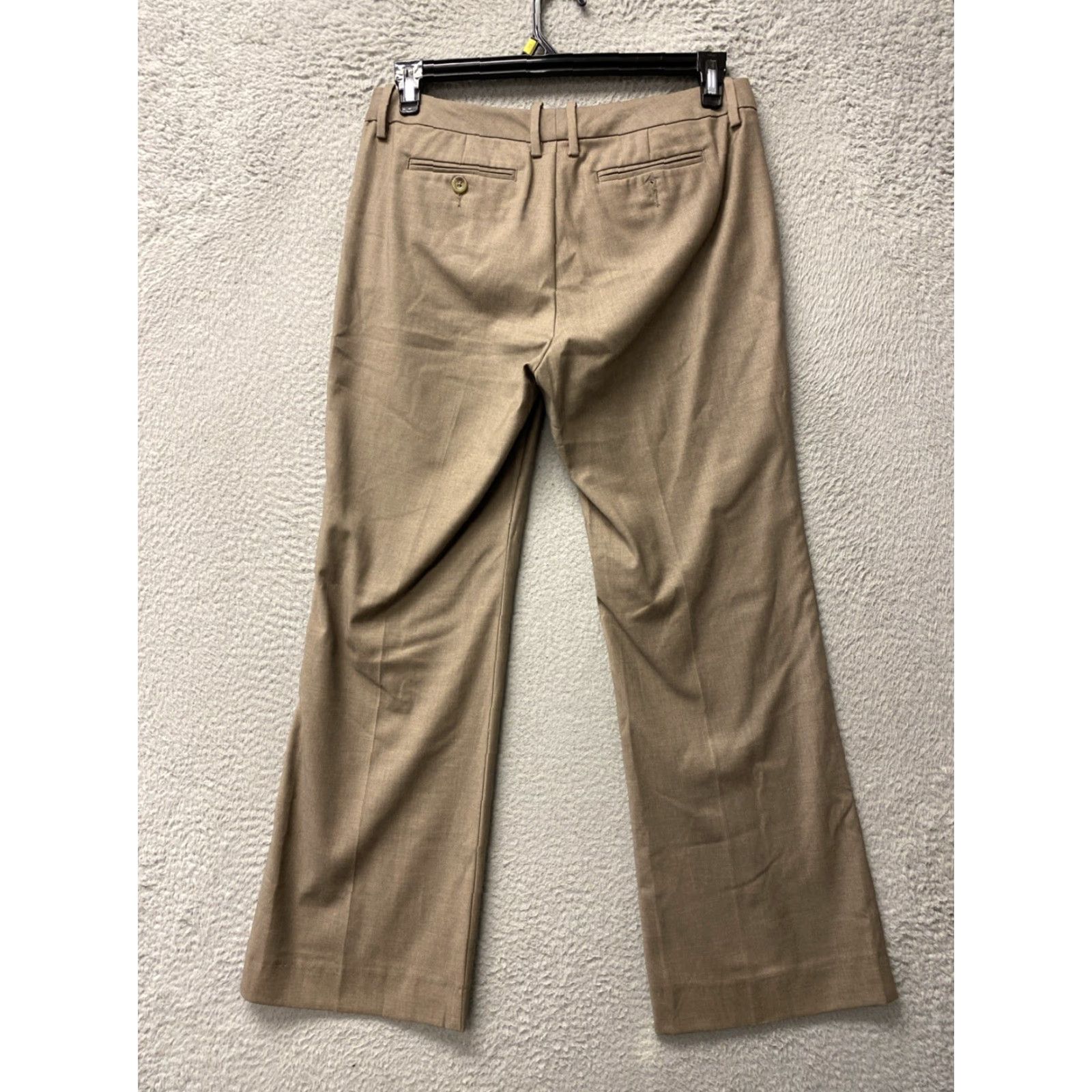 Gap Gap Wide Leg Pants Women Regular 6R Brown 32x30 Full Length Polyester Blend Pockets Zipper Button City Preppy Vintage No Mens Womens Boys Girls Size 28" / US 6 / IT 42 - 7 Thumbnail