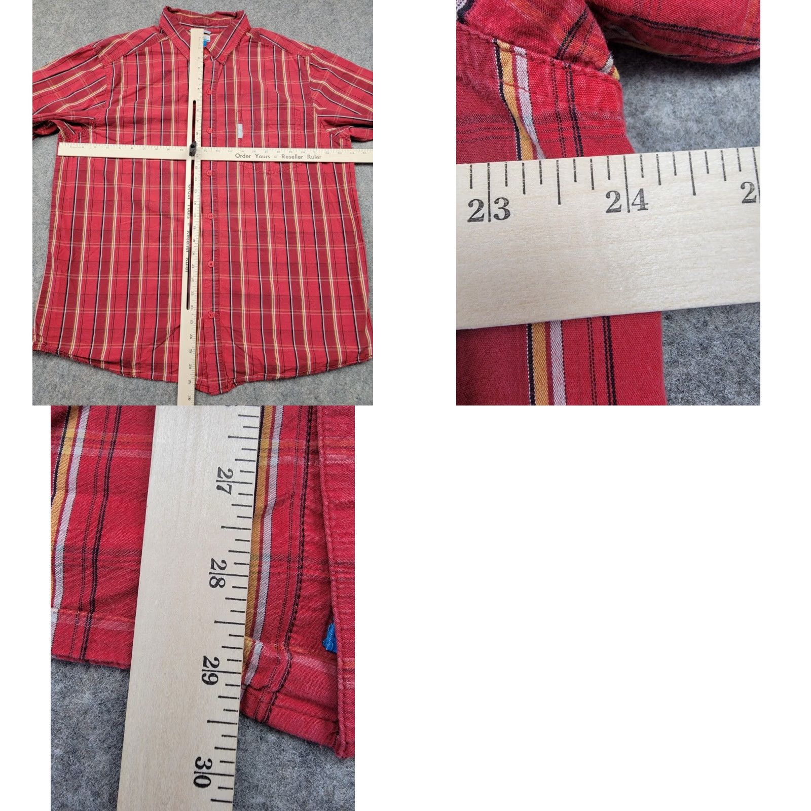 Vintage Columbia Shirt Mens XL Red Plaid Long Sleeve Button Down Outdoor Casual Size US XL / EU 56 / 4 - 8 Thumbnail