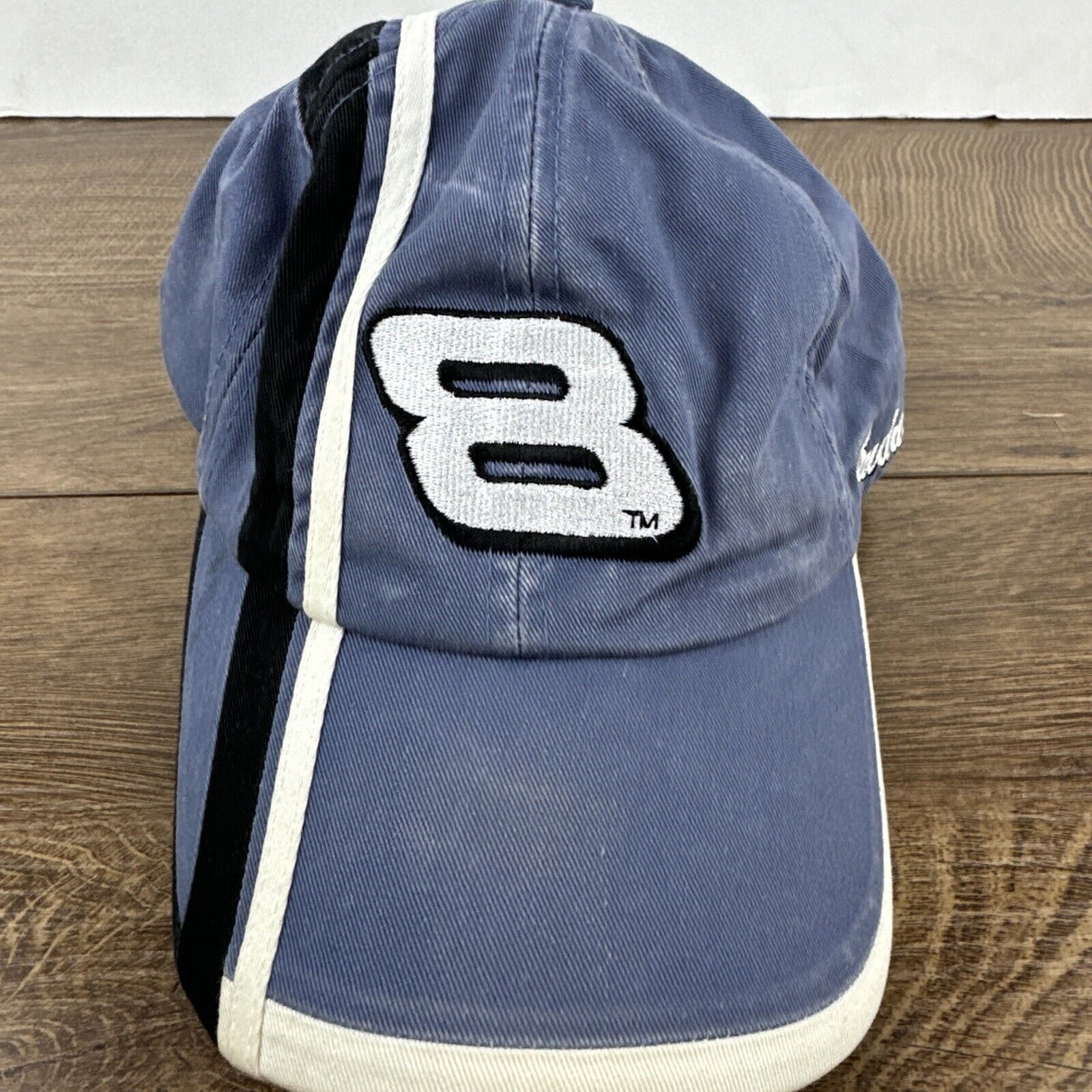 Other Dale JR 8 Hat Dale Earnhardt Junior Gray Hat Adjustable Adul Size ONE SIZE - 6 Thumbnail