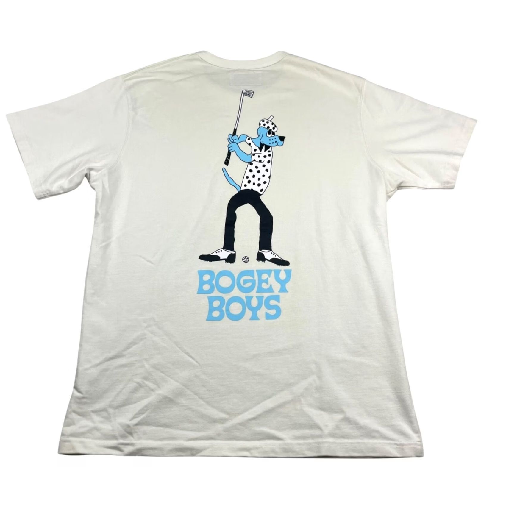 Vintage Bogey Boys Men's T-Shirt Ivory 2-Sided Heavyweight 100% Cotton Crew Neck Short Sleeve M Size US M / EU 48-50 / 2 - 3 Thumbnail