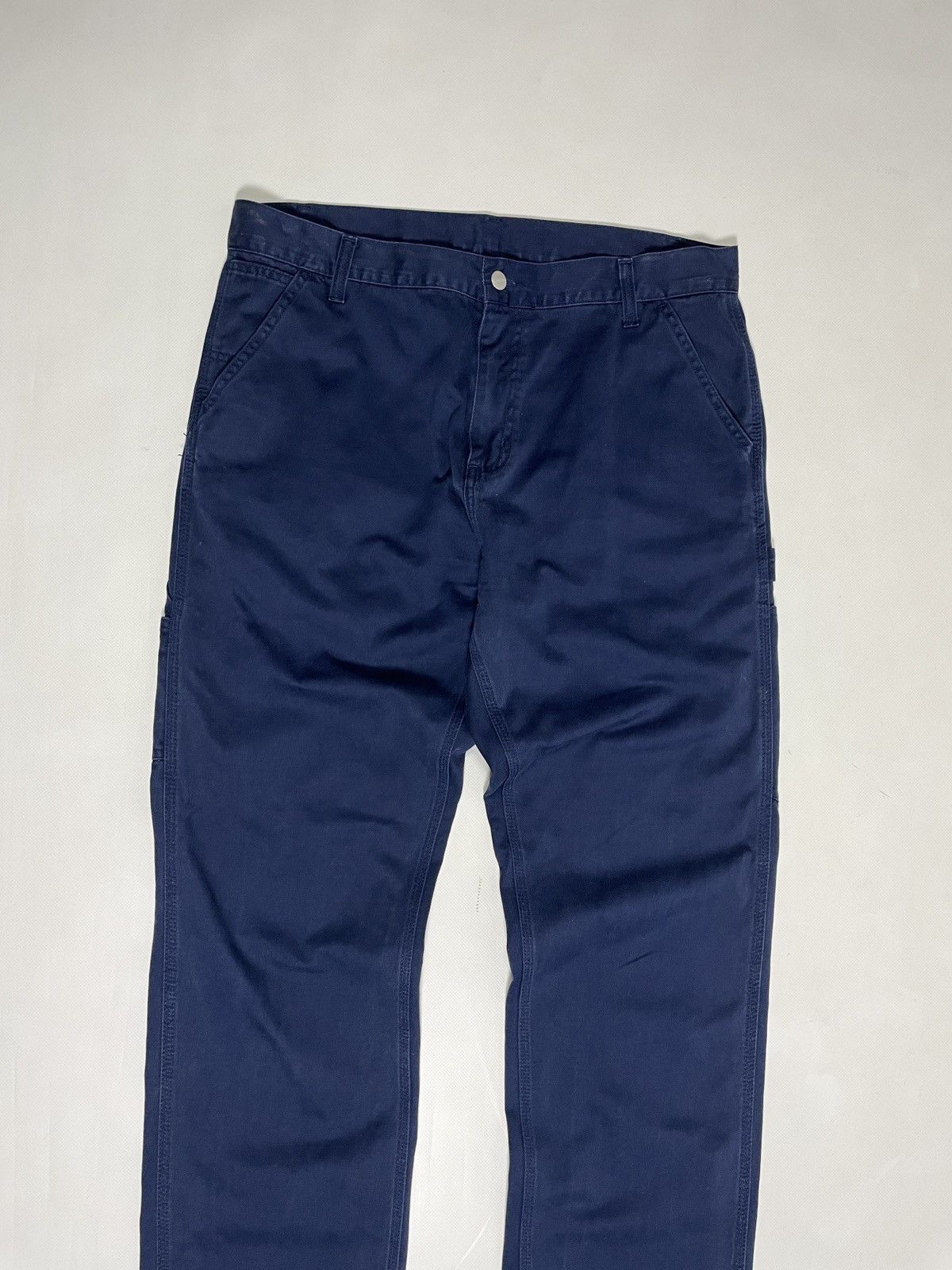 Carhartt Carhartt Vintage 🦋 Blue Single Knee Work Carpenter pants Size US 34 / EU 50 - 8 Thumbnail