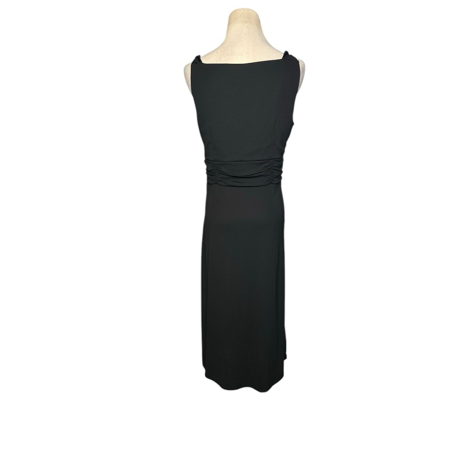 Loft Loft black sleeveless twisted straps midi dress size 8 Size M / US 6-8 / IT 42-44 - 11 Thumbnail