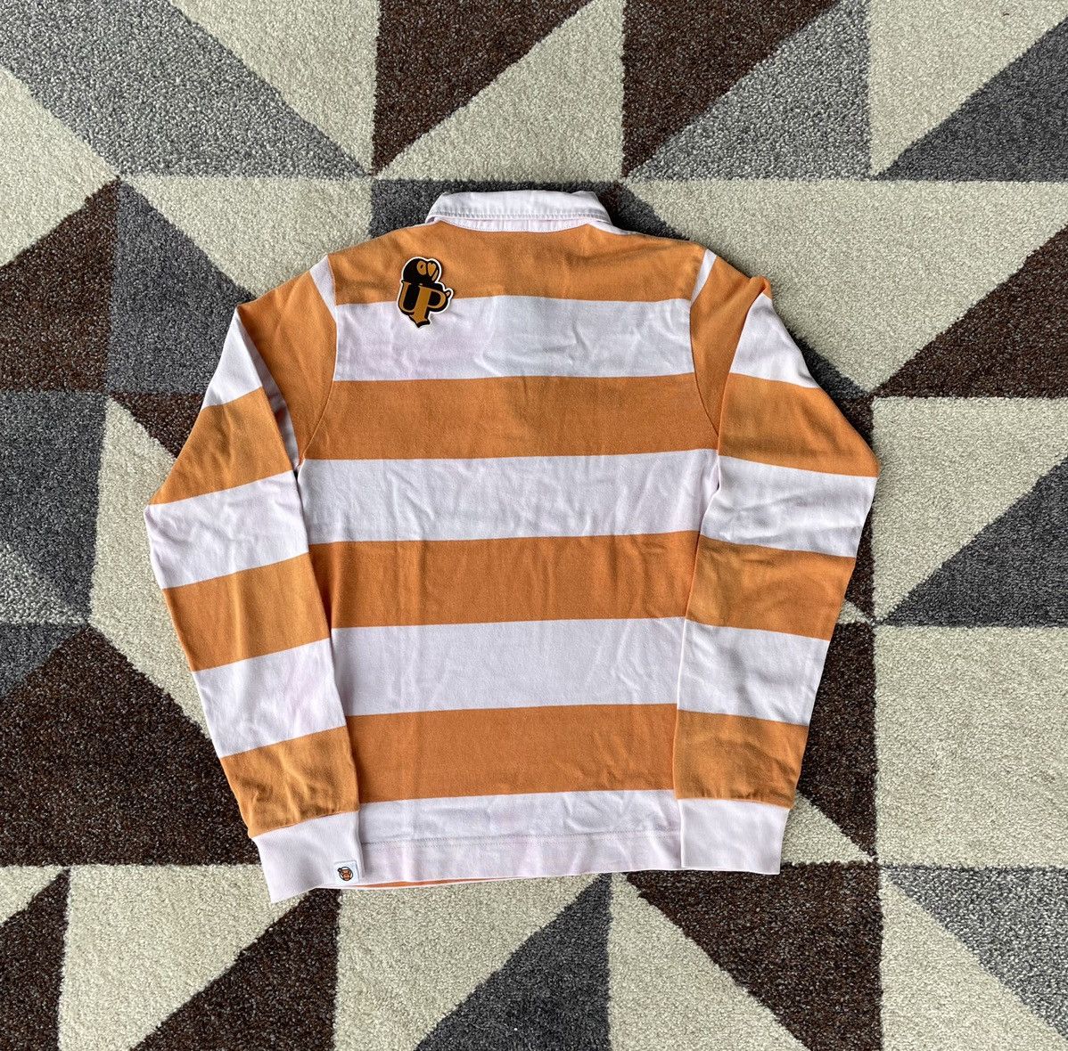 Bape Baby Milo Striped Rugby Shirt Size S / US 4 / IT 40 - 10 Thumbnail