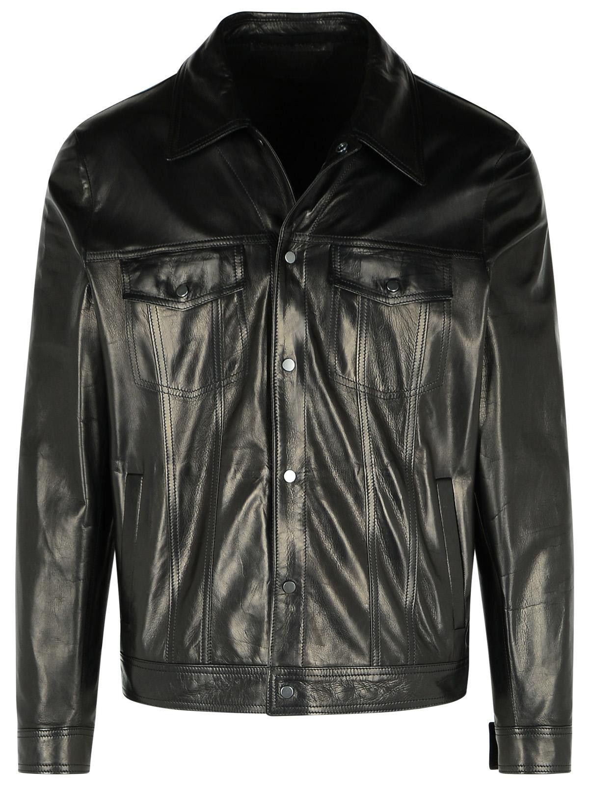 Salvatore Santoro SALVATORE SANTORO Black Leather Jacket Size US M / EU 48-50 / 2 - 1 Thumbnail