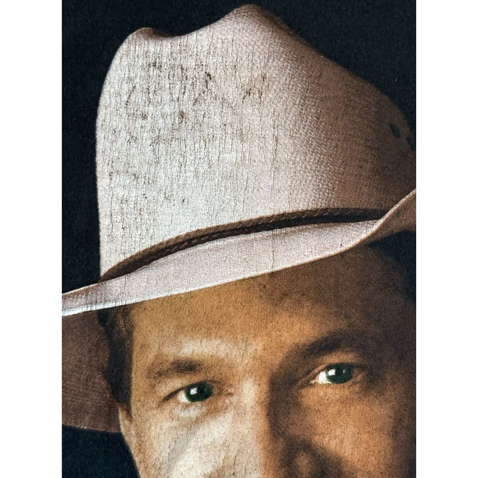 Jerzees VINTAGE George Strait Big Face 1996 Tour Shirt L USA Cowboy Western Shirt Size US L / EU 52-54 / 3 - 5 Thumbnail