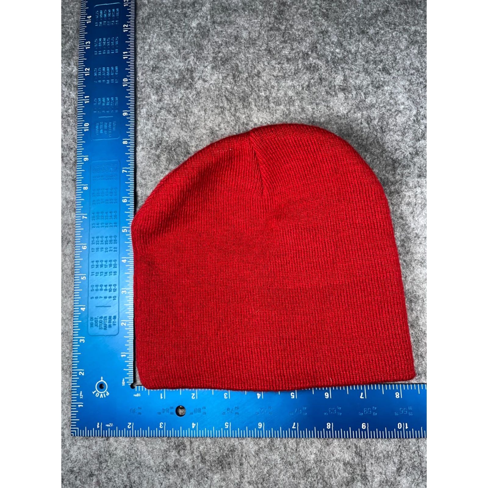 Vintage Paris Accessories Beanie Adult One Size Red Knit Acrylic Lined Ski Hat/Cap Mens Womens Unisex Accessories Beanie Ski Size ONE SIZE - 3 Thumbnail