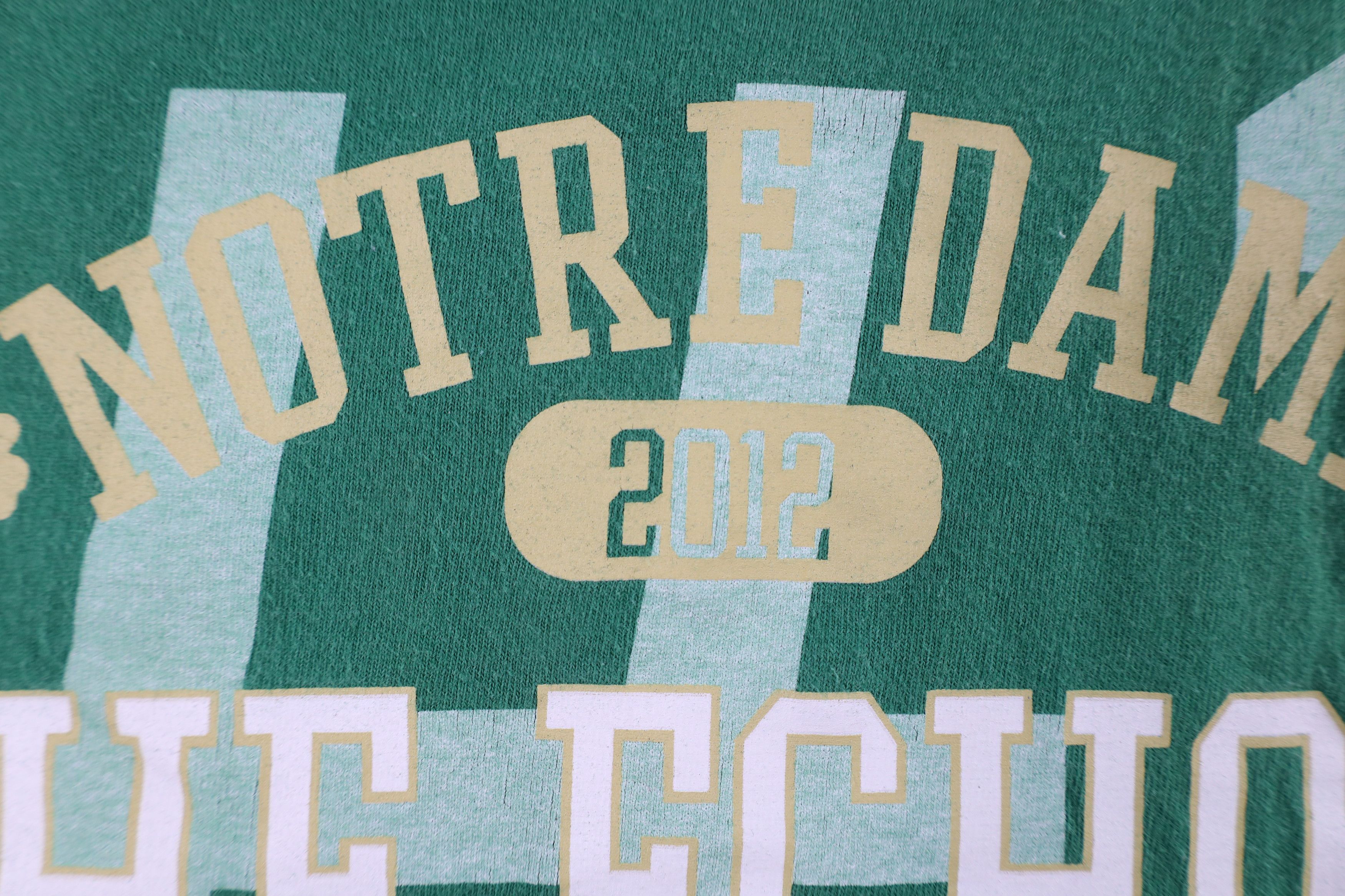 Adidas × Vintage Vintage Adidas Out Notre Dame University Football T-Shirt Size US L / EU 52-54 / 3 - 6 Thumbnail