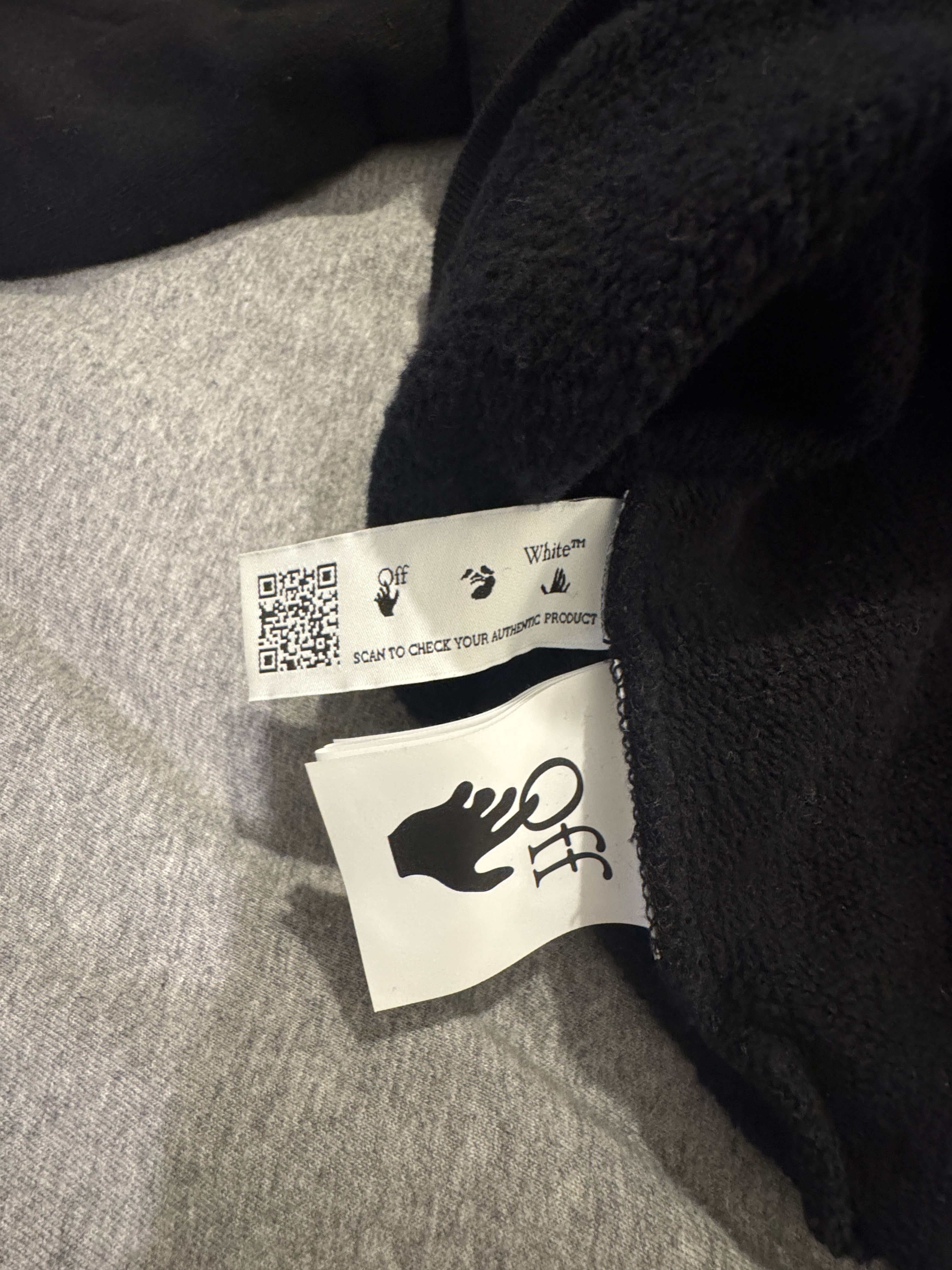 Off-White Off-White Caravaggio Arrow Over 'Black/White' Hoodie Size US M / EU 48-50 / 2 - 3 Thumbnail