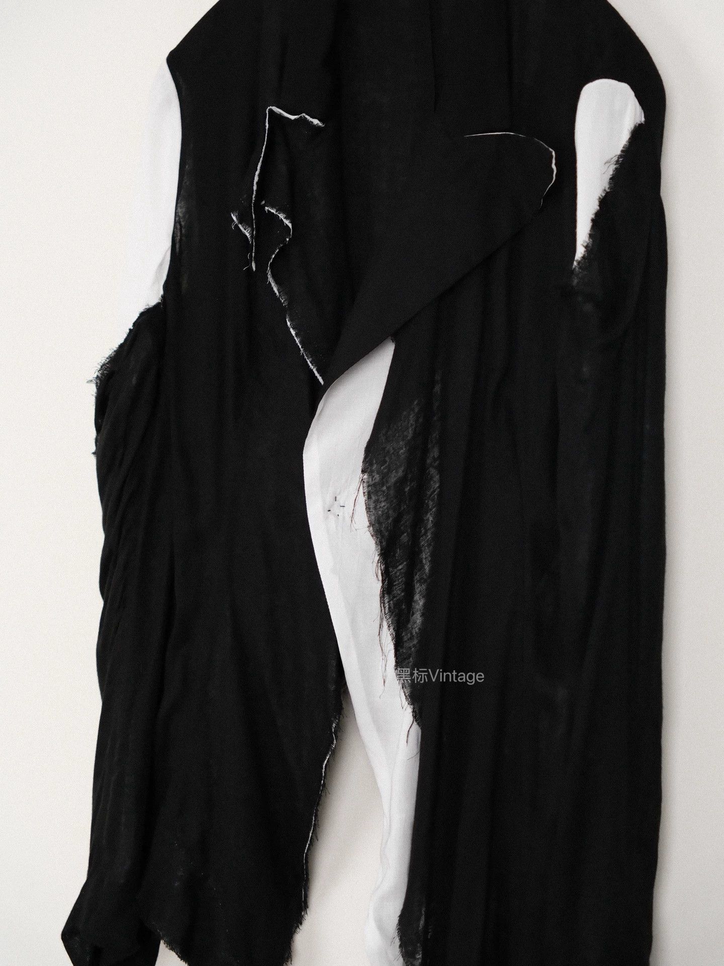 Yohji Yamamoto Yohji Yamamoto 23SS Decon Distressed White Jacket Women Size S / US 4 / IT 40 - 6 Thumbnail