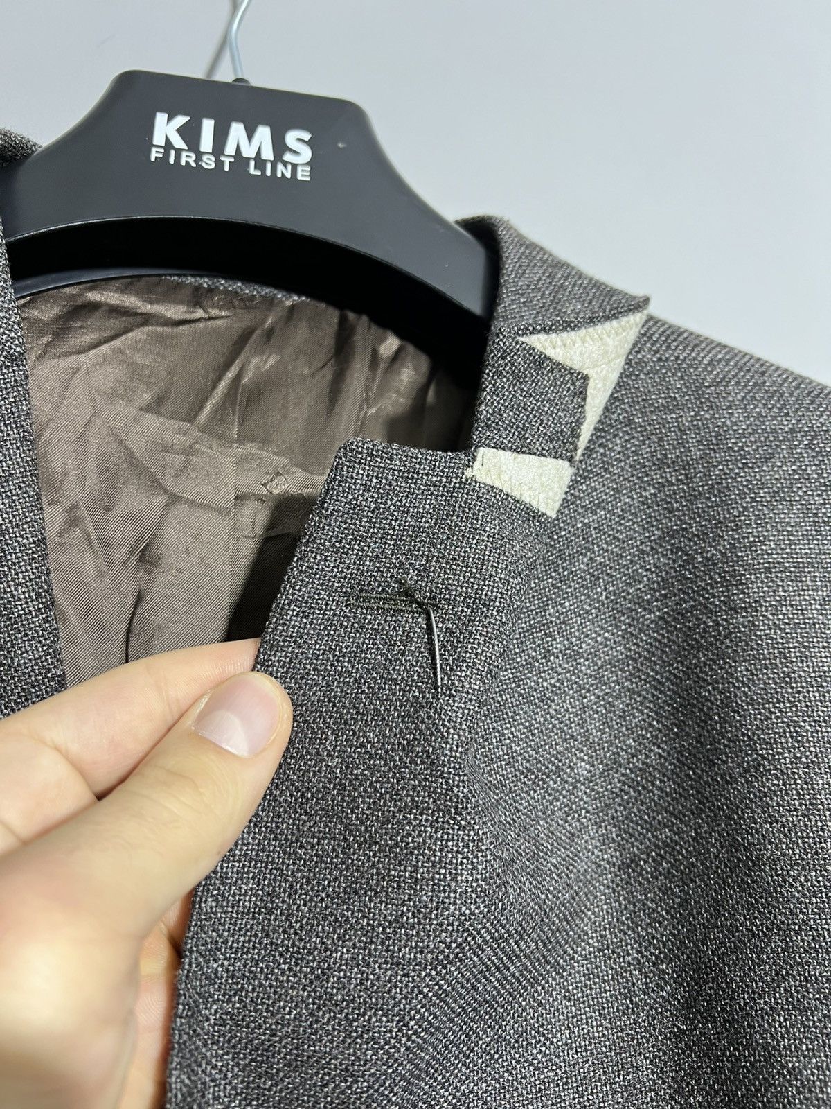 Boggi Boggi Milano Brown Gray Blazer Two Button Classic Jacket Size US XL / EU 56 / 4 - 9 Thumbnail