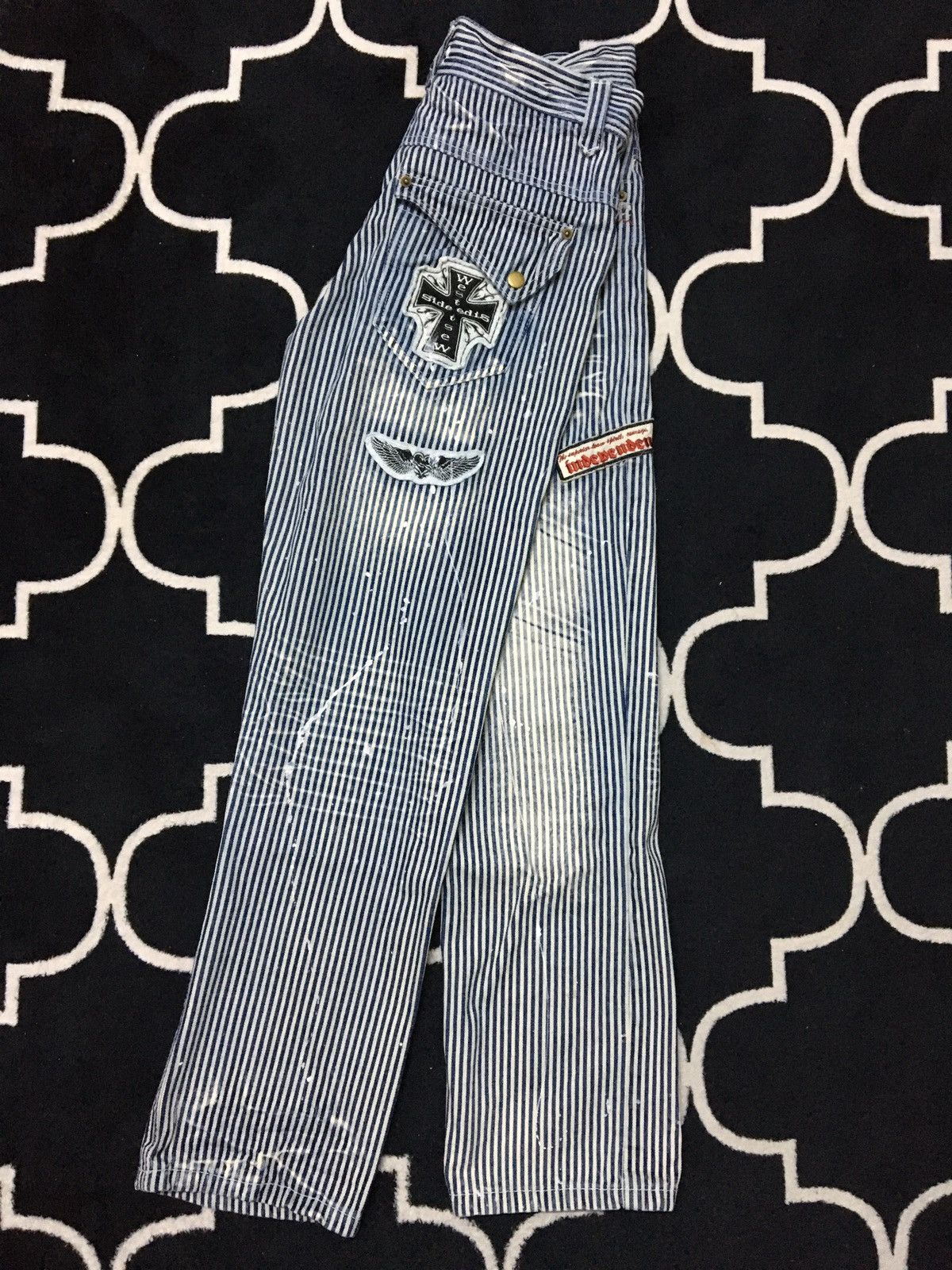 Japanese Brand × Vintage Vintage Blue Pants Japanese Brand Size US 30 / EU 46 - 1 Thumbnail