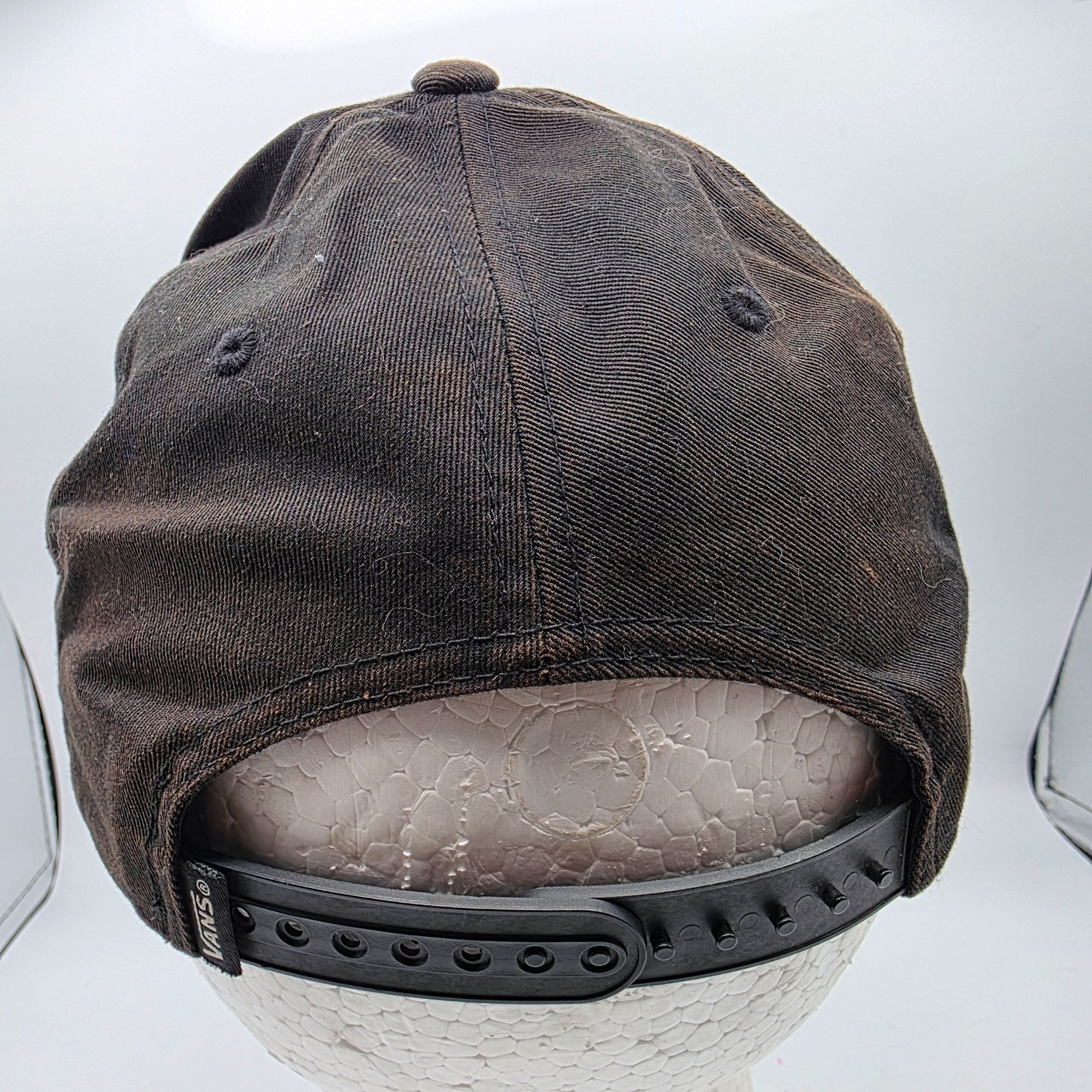 Vans Vans Off The Wall Mens Black Snapback Hat Adjustable Causal Size ONE SIZE - 3 Thumbnail