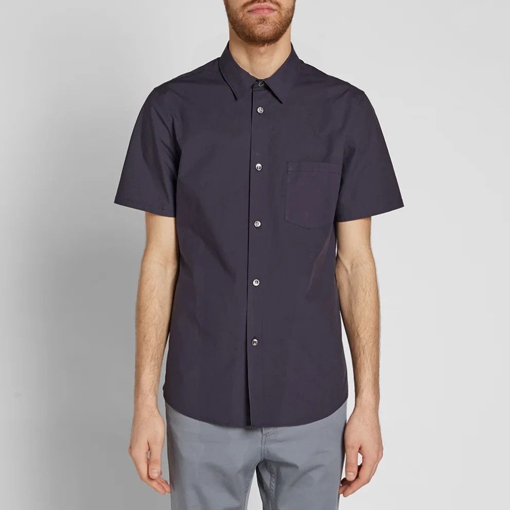A.P.C. APC Chemise Andreas Shirt in Dark Navy Size US M / EU 48-50 / 2 - 5 Thumbnail