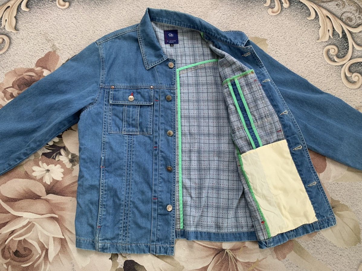 Japanese Brand GS G-Stage Jeans Pleated Centre Style Jacket Size US M / EU 48-50 / 2 - 9 Thumbnail