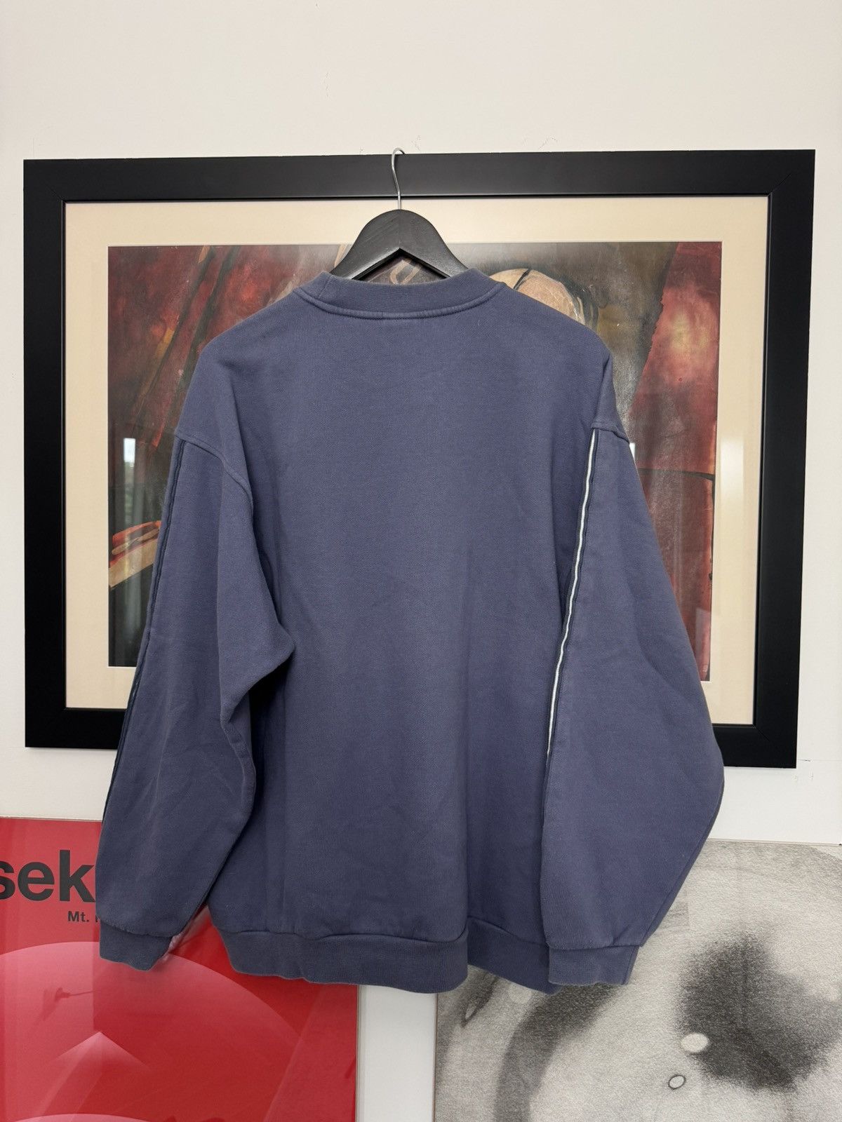 Nike Nike 90s Vintage Spellout Logo Crewneck Center Swoosh Rare Size US L / EU 52-54 / 3 - 3 Thumbnail