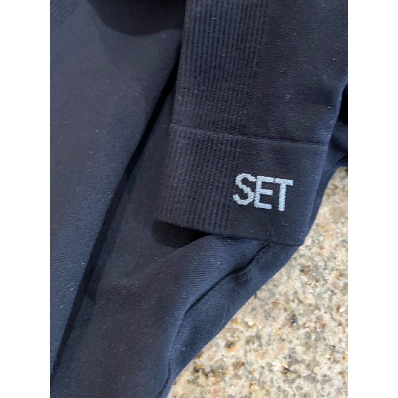 Other SET ACTIVE Black Seamless Leggings – Size M – NWOT Size 24" / US 00 / IT 34 - 5 Thumbnail