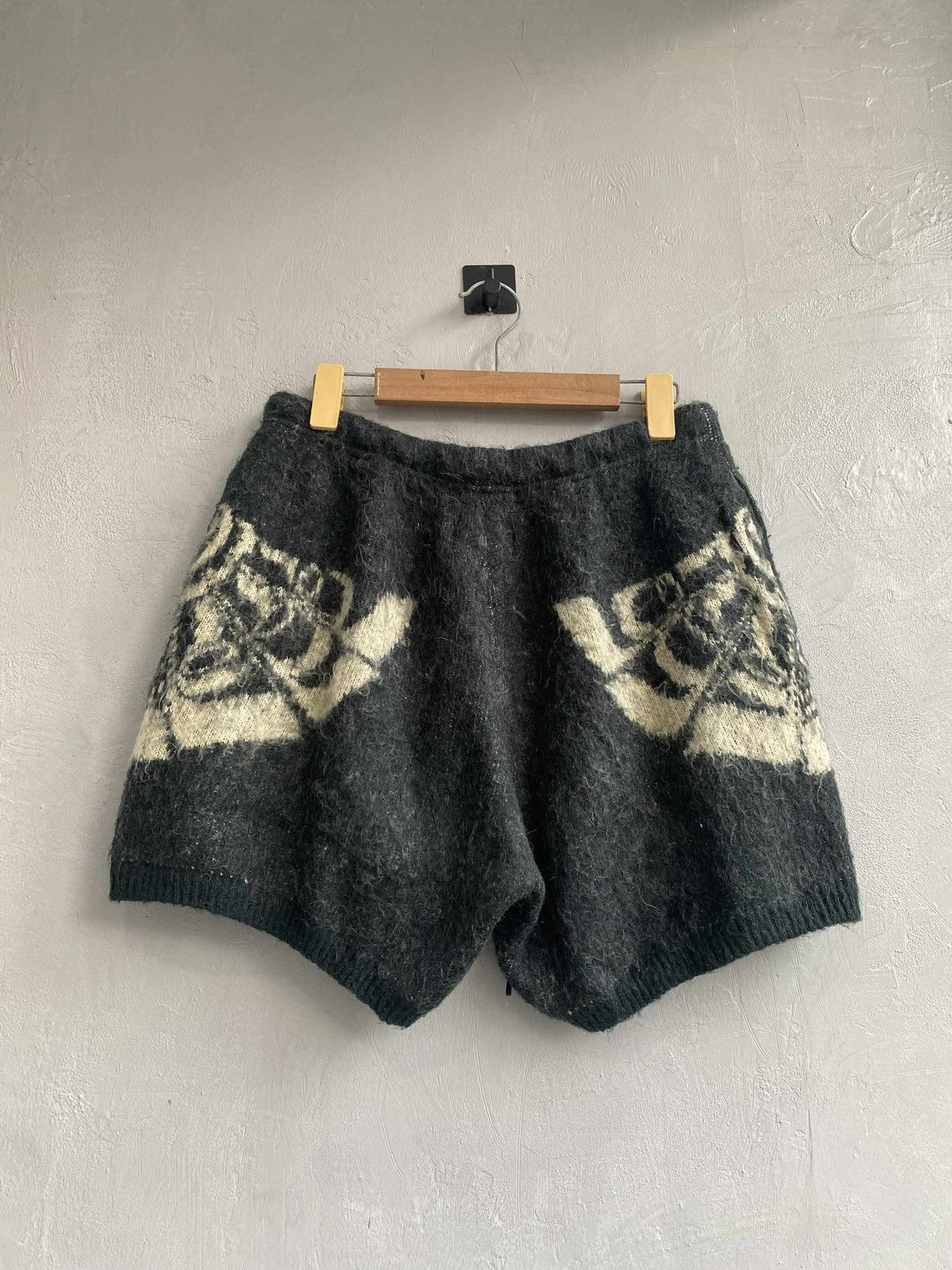 Facetasm FACETASM Mohair Knit Shorts Size US 30 / EU 46 - 2 Thumbnail