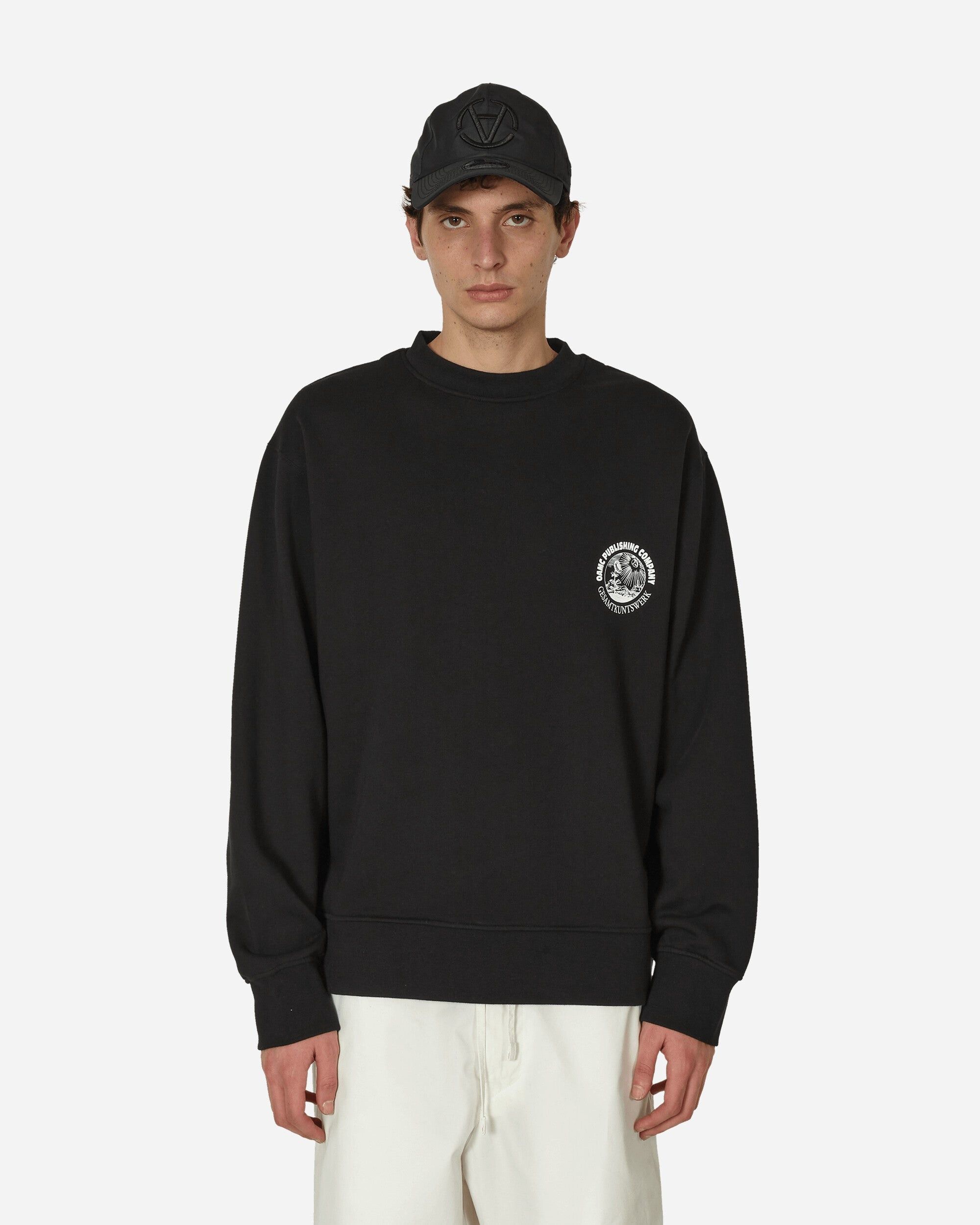 OAMC o1y0225 Logo Crewneck Sweatshirt in Black Size US XS / EU 42 / 0 - 1 Thumbnail