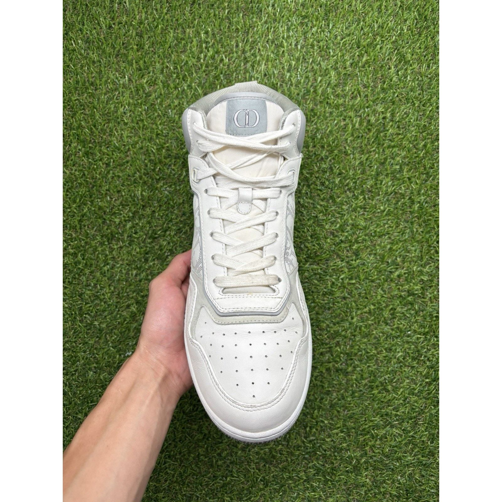 Dior Dior B27 High Top ' White ' Size US 12 / EU 45 - 5 Thumbnail