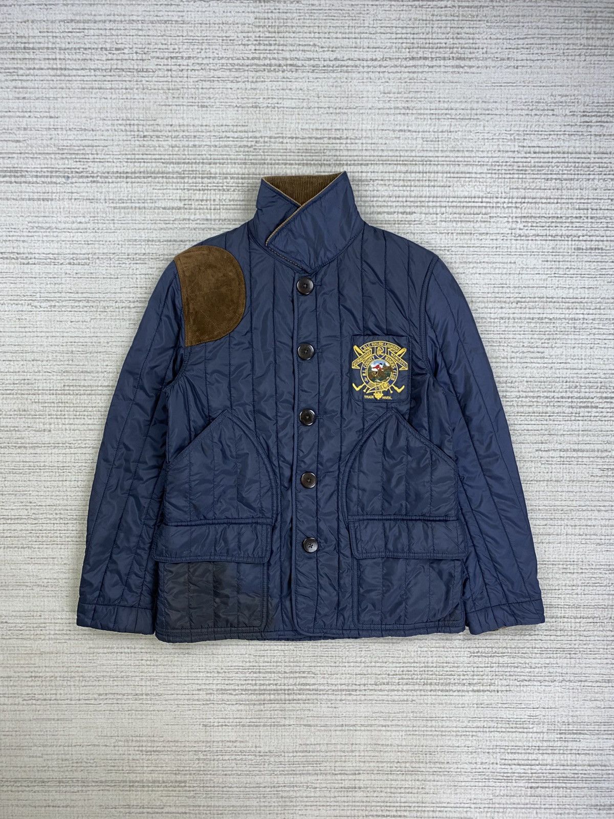 Ralph Lauren × Vintage Vtg 90s Ralph Lauren Country Riders Club Quilted Jacket Size US S / EU 44-46 / 1 - 5 Thumbnail