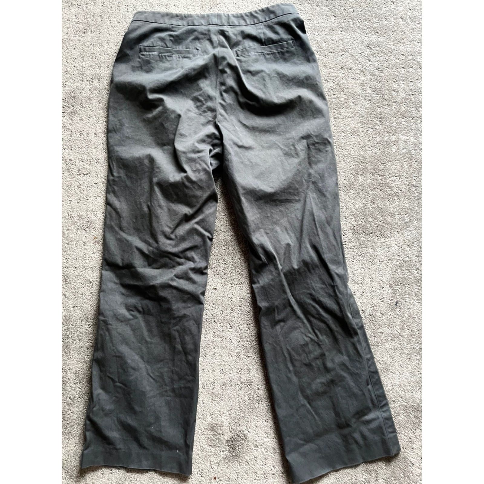 Banana Republic Banana Republic Store Women Gray Dress Pants 8R Stretch Solid Size 30" / US 8 / IT 44 - 3 Thumbnail