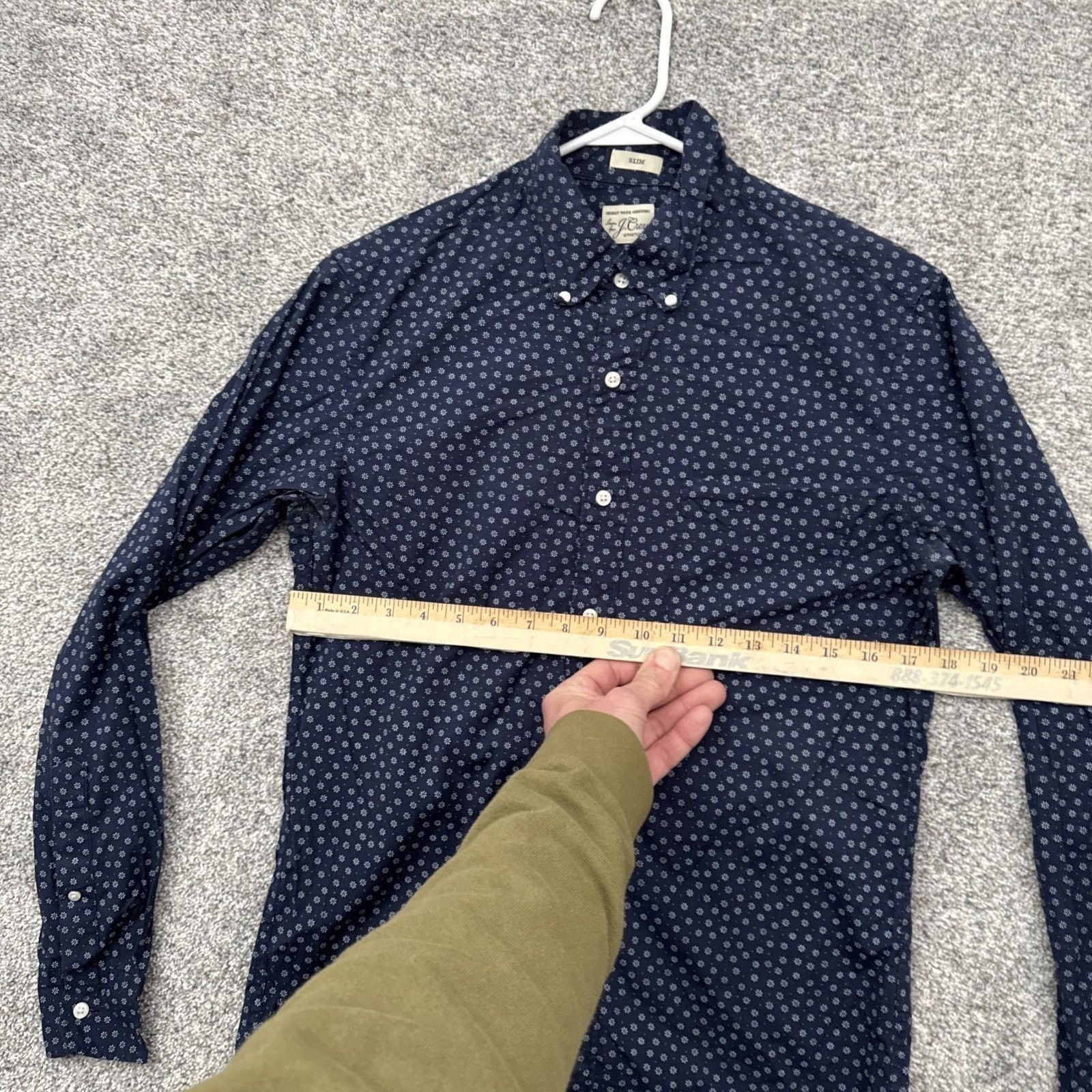 J.Crew J Crew Button Up Shirt Men Small Slim Fit Preppy Floral Size US S / EU 44-46 / 1 - 3 Thumbnail