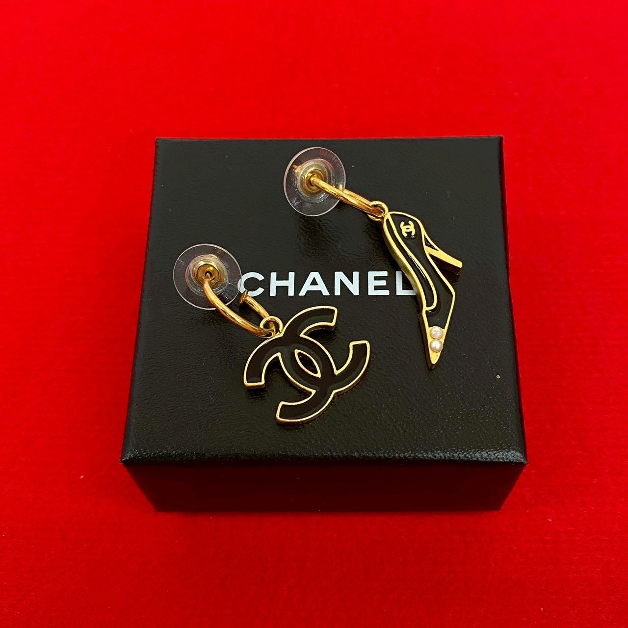 Chanel Chanel Chanel Coco Mark Pumps Earrings Accessory Metal Earrings 02A DUTY FREE for USA Size ONE SIZE - 1 Thumbnail