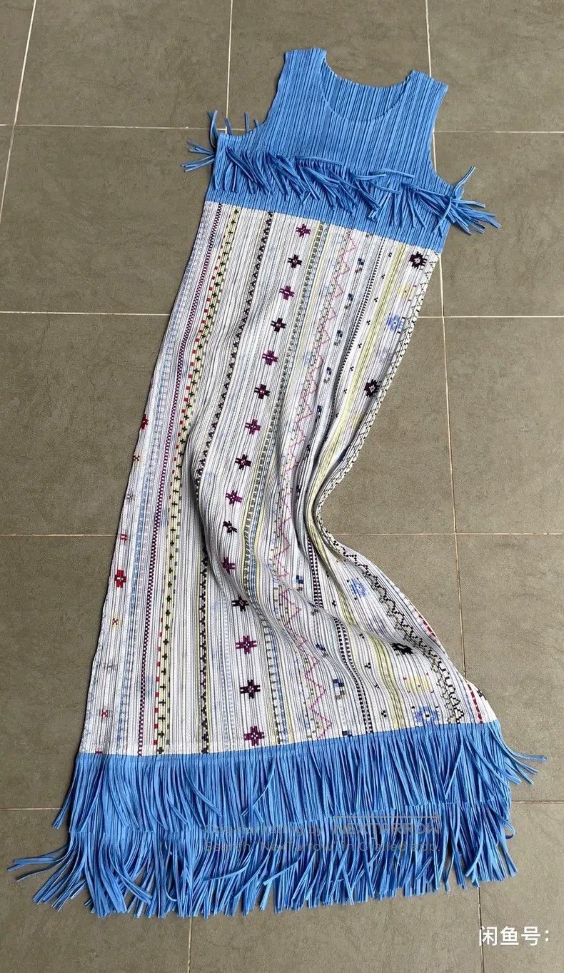 Issey Miyake Issey Miyake Tassel Dress Size L / US 10 / IT 46 - 4 Thumbnail