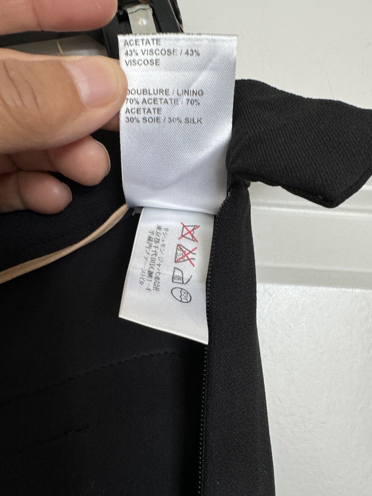 Chloe Chloe Black High Waisted Pants Attached Wrap Tied Belt Size 30" / US 8 / IT 44 - 6 Thumbnail