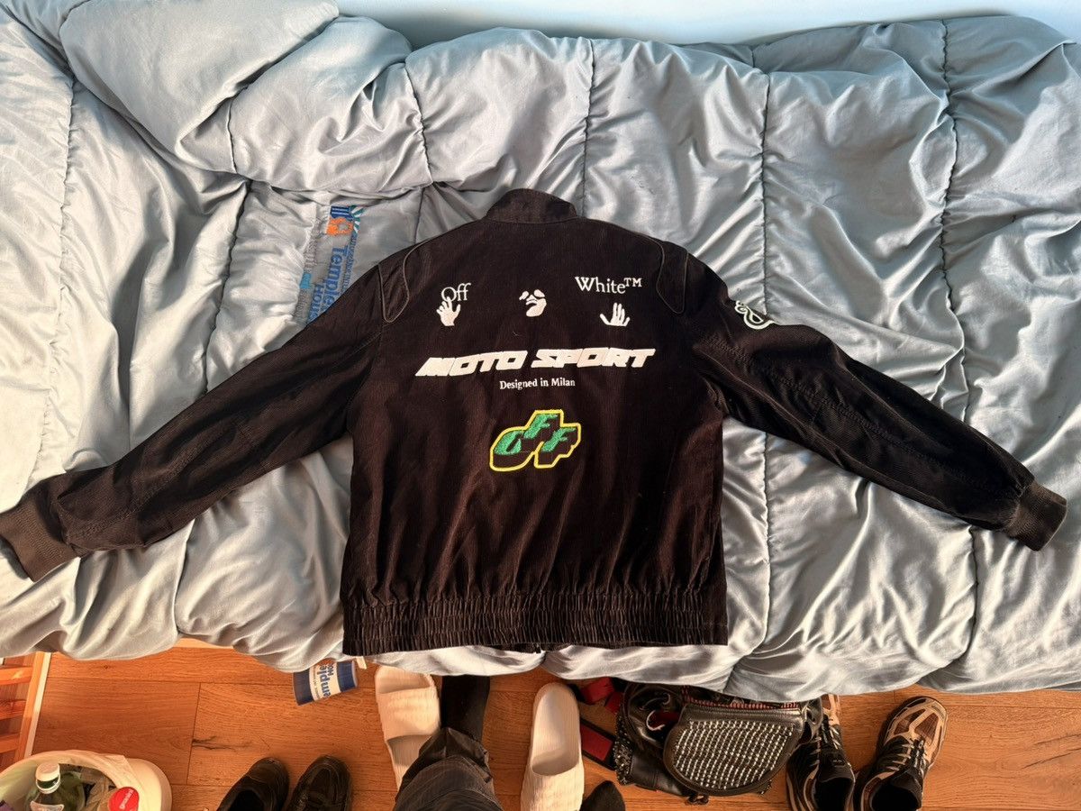 Off-White Off-White Black Corduroy Moto Jacket Size US L / EU 52-54 / 3 - 13 Thumbnail